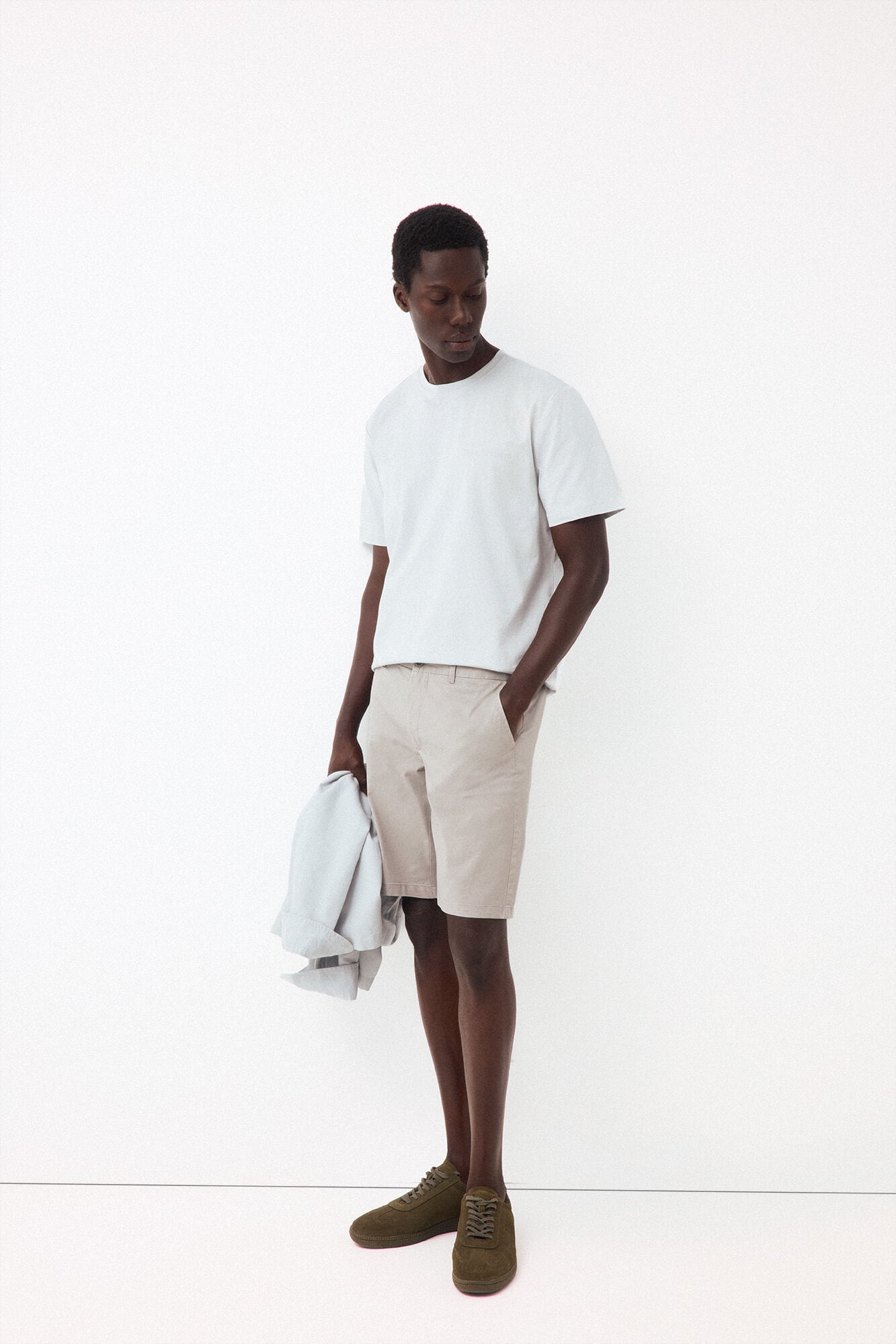 Pedro del Hierro Small logo T-shirt Grey