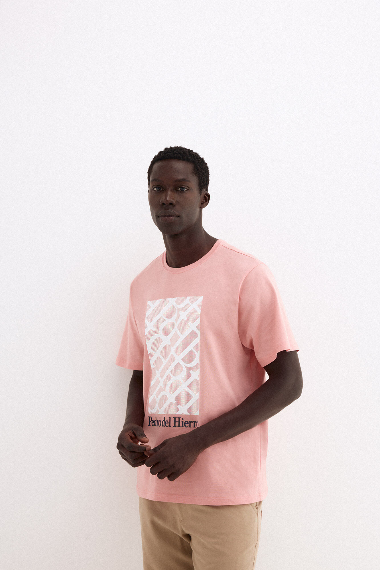 Pedro del Hierro Printed logo T-shirt