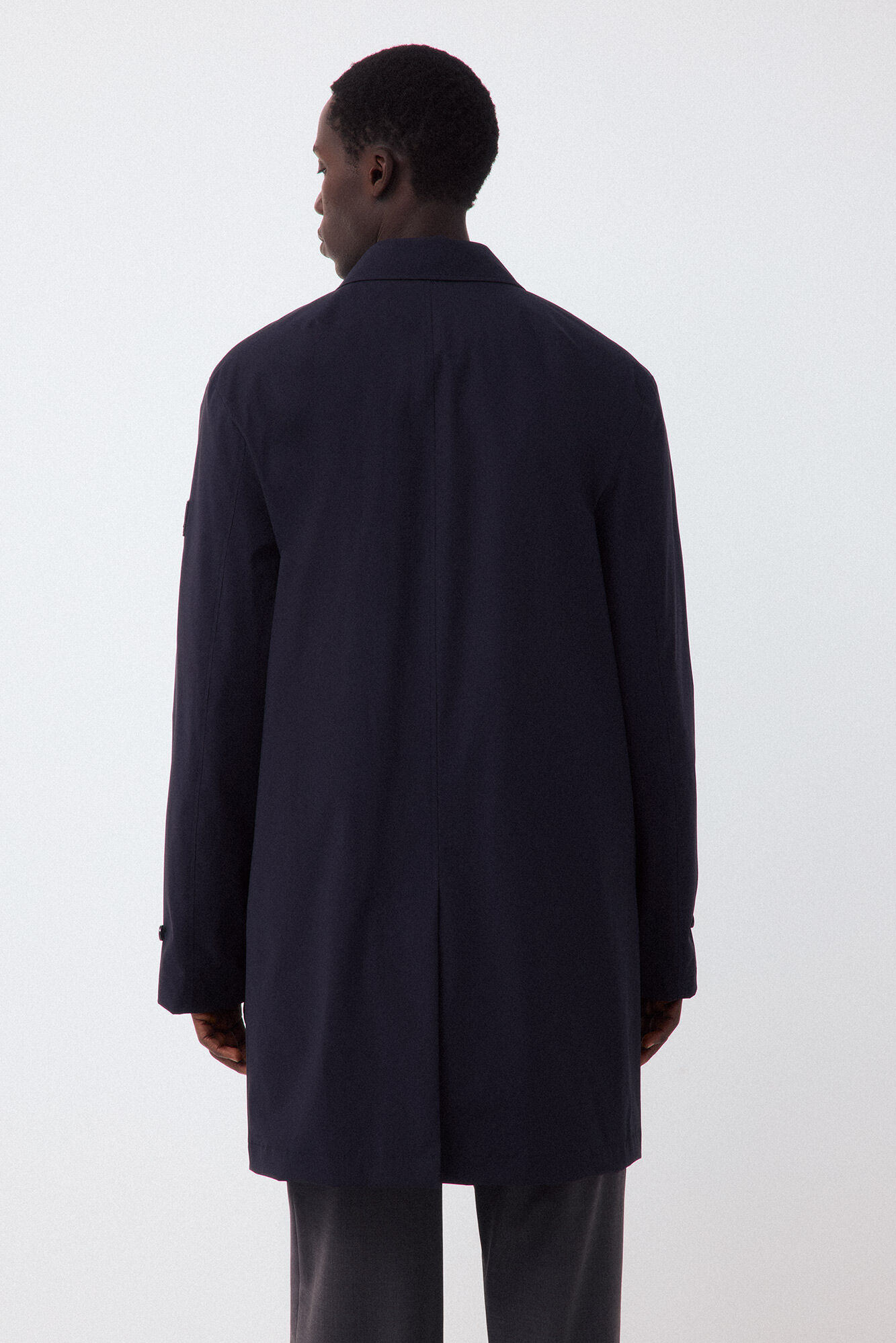 Pedro del Hierro Gabardina t&eacute;cnica Azul