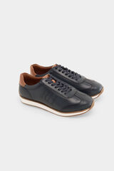 Pedro del Hierro Iconic rubber-soled sneaker Black