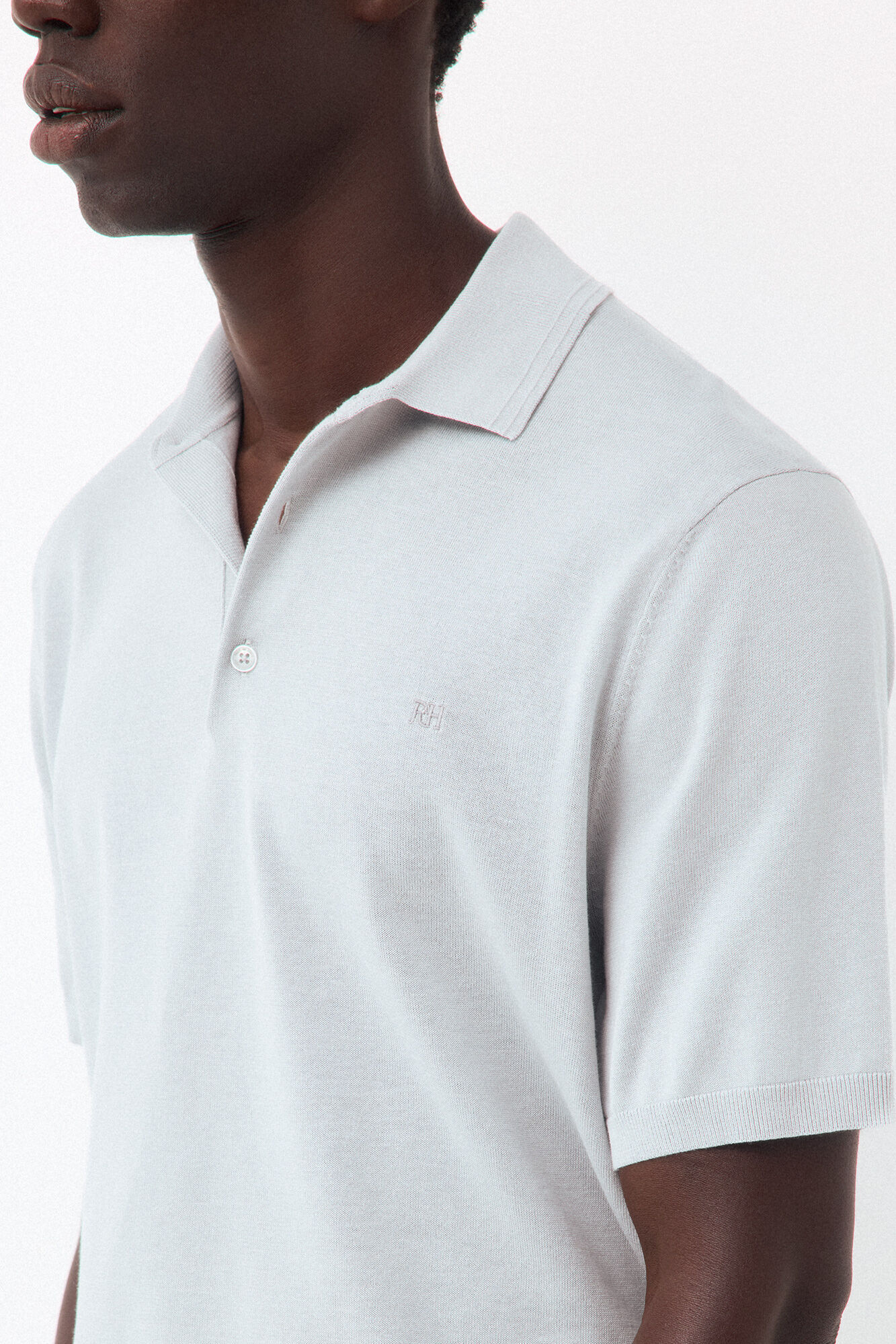 Pedro del Hierro Cotton premium knit polo shirt