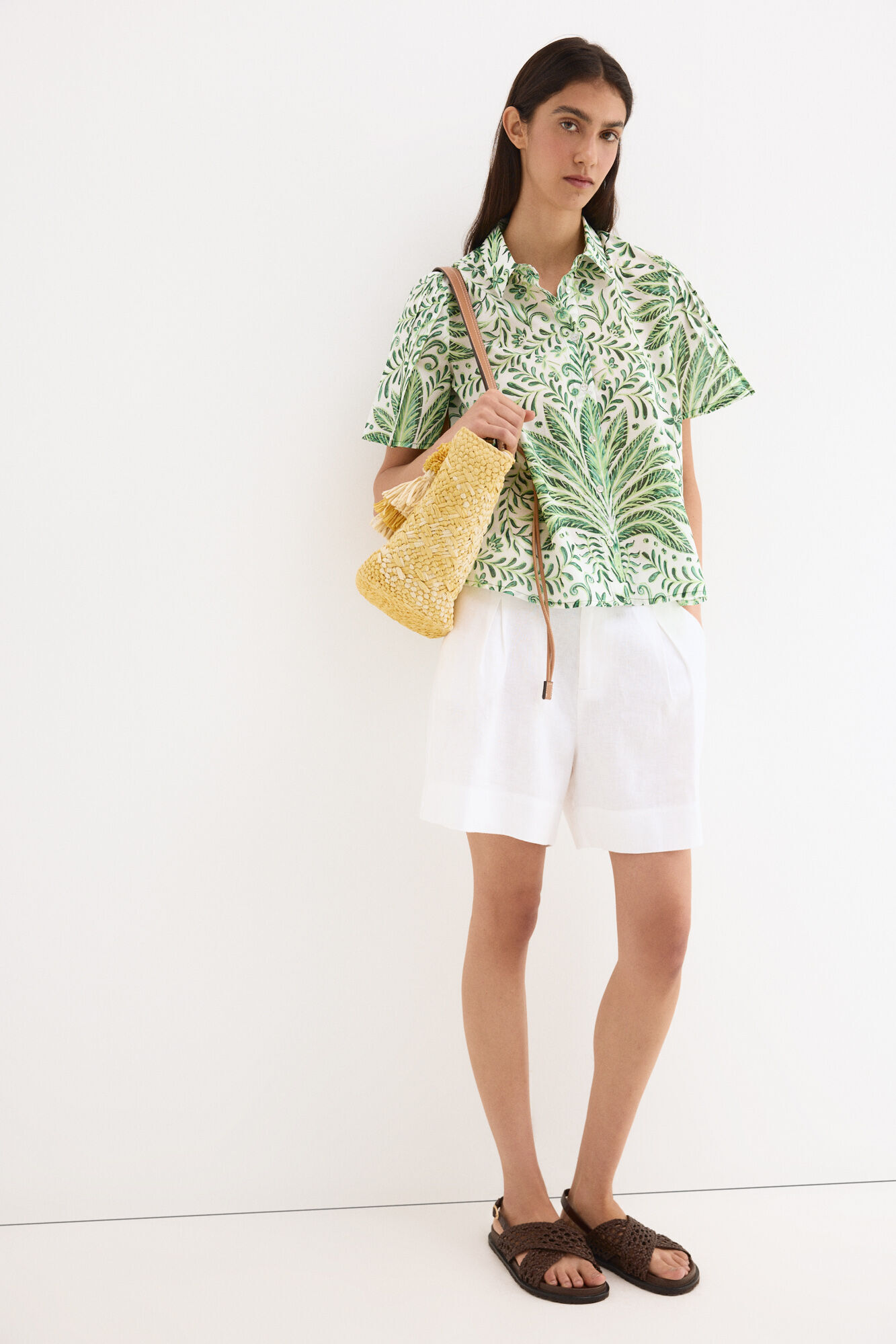 Pedro del Hierro Printed short sleeve shirt
