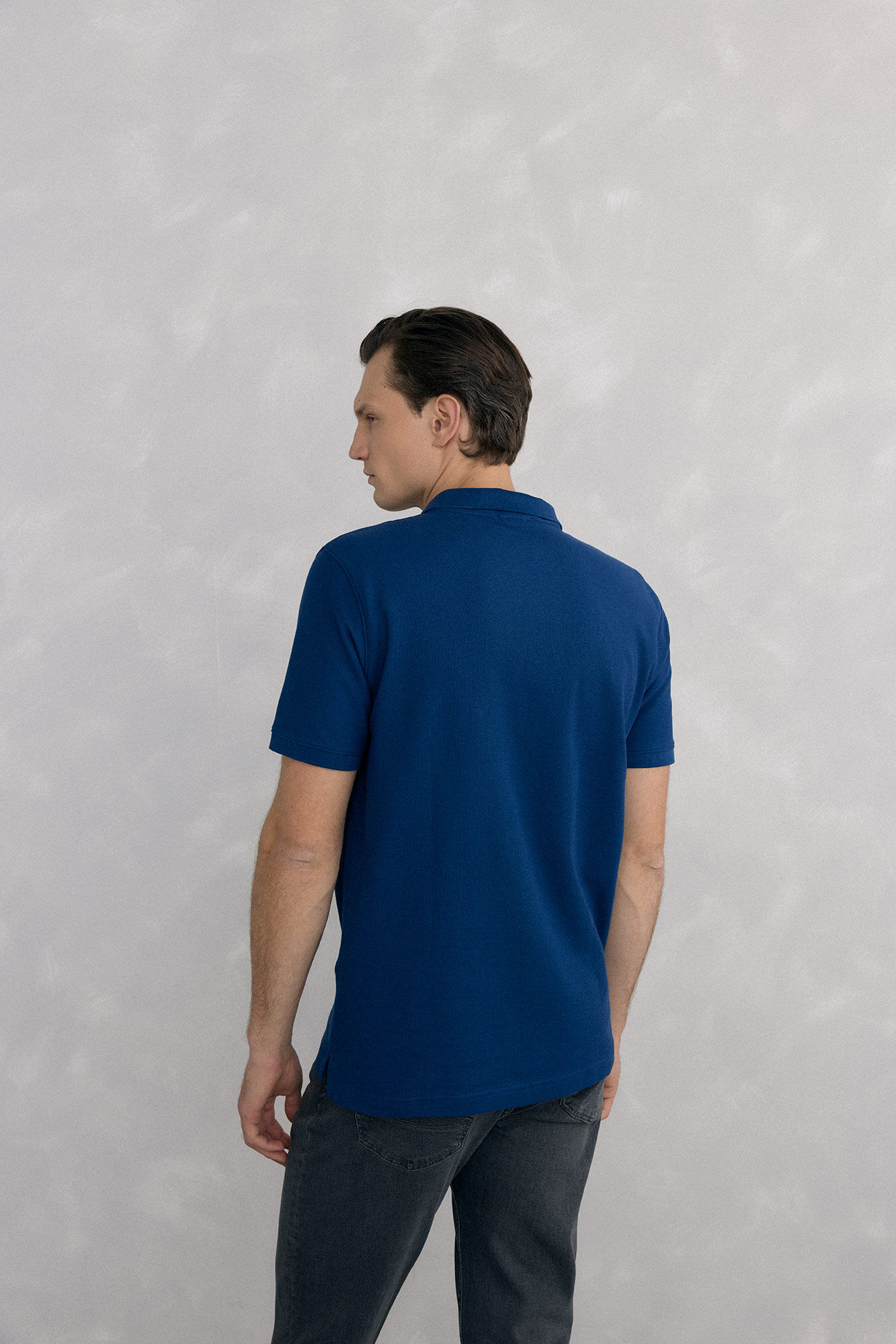 Pedro del Hierro Basic piqu&eacute; polo shirt Blue