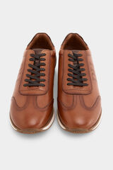Pedro del Hierro Iconic rubber-soled sneaker Brown