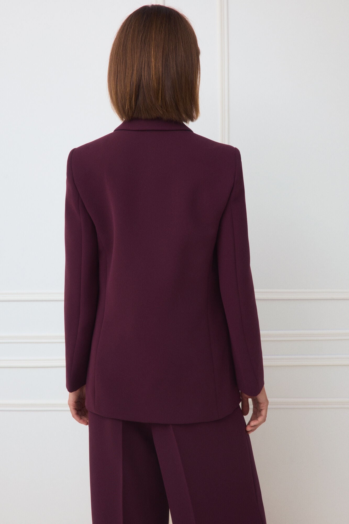 TFP by Tamara Falc&oacute; Fitted blazer Burgundy