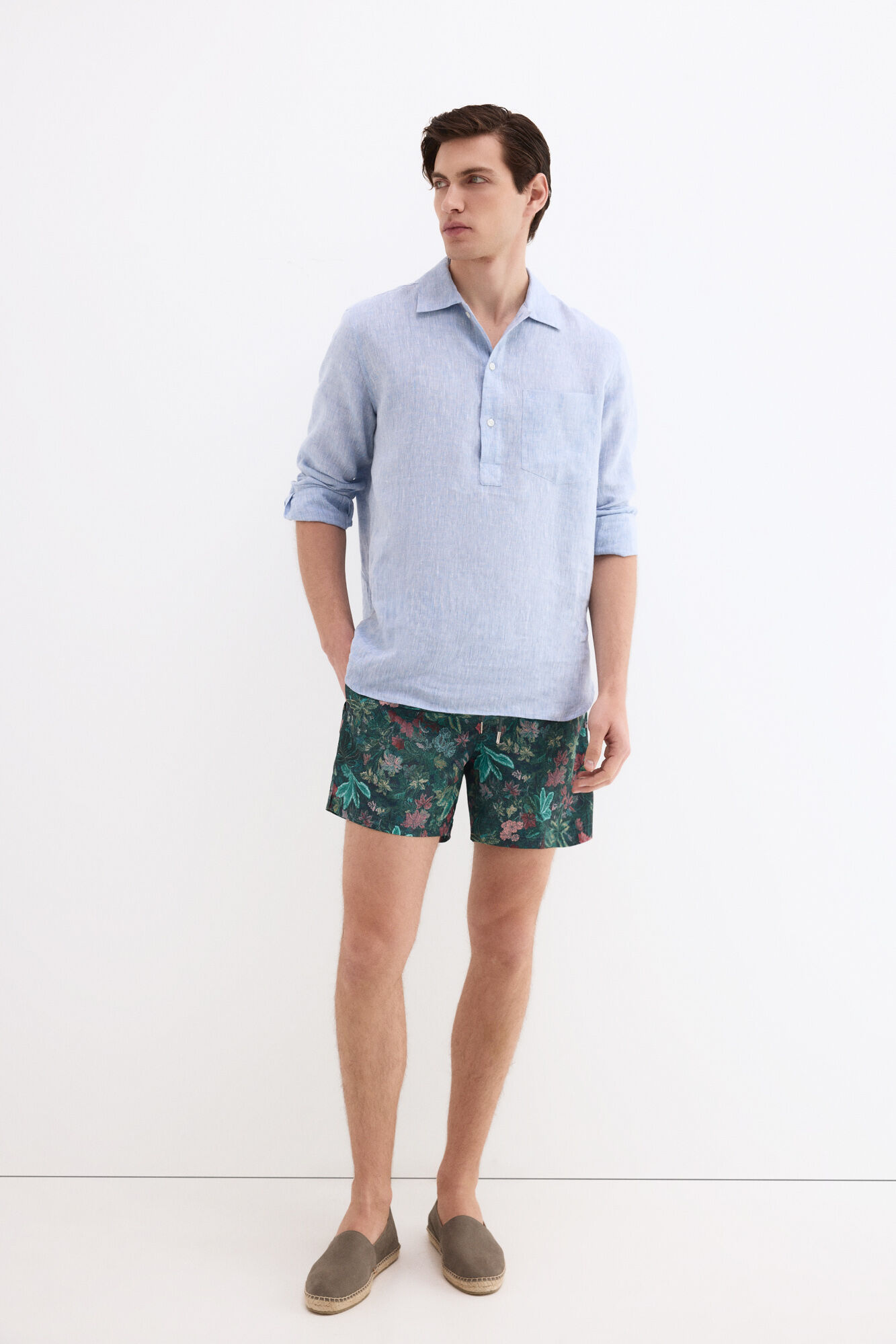 Pedro del Hierro Ba&ntilde;ador estampado floral