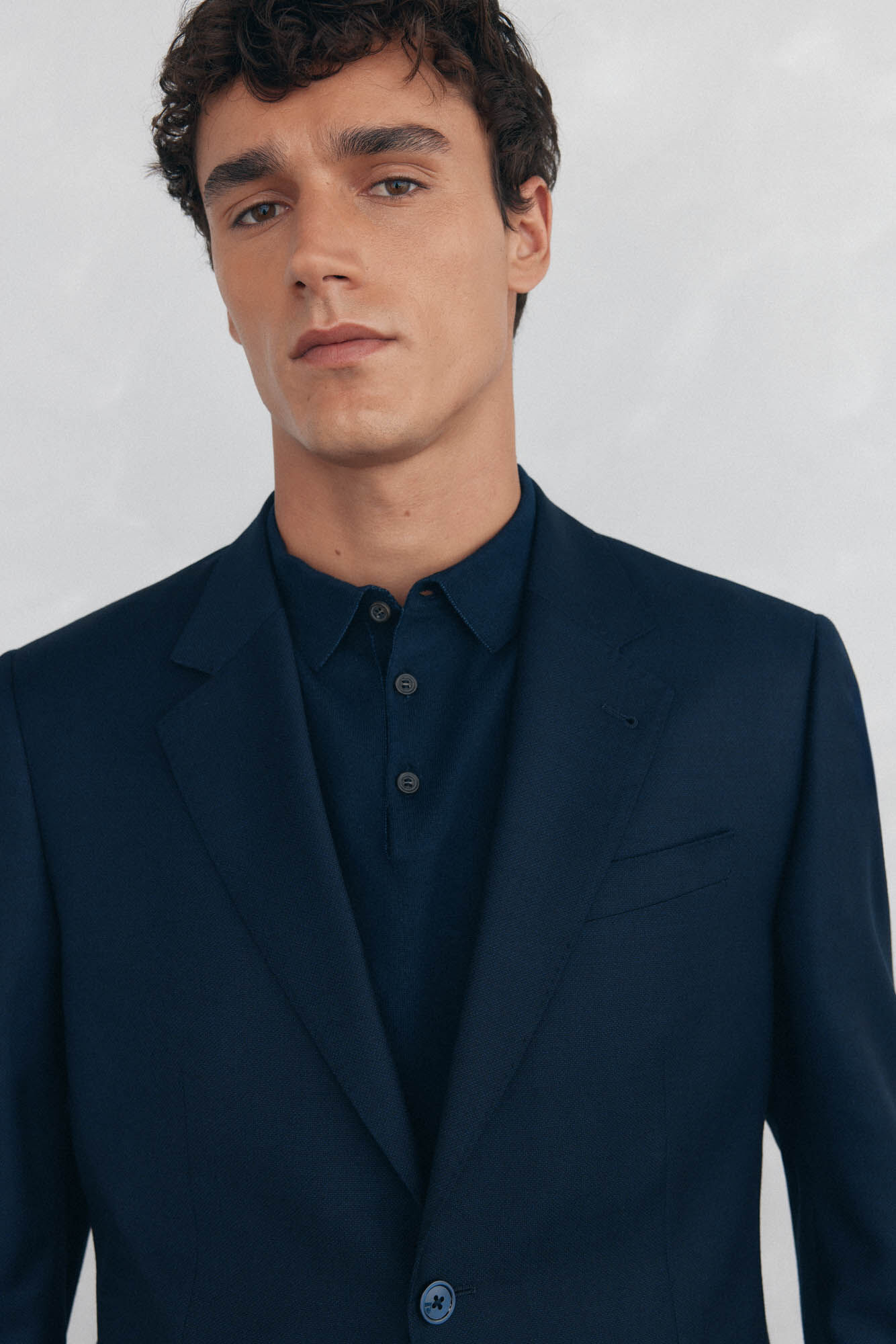 Pedro del Hierro Blazer estilo olho de p&aacute;ssaro com dois el&aacute;sticos e corte slim