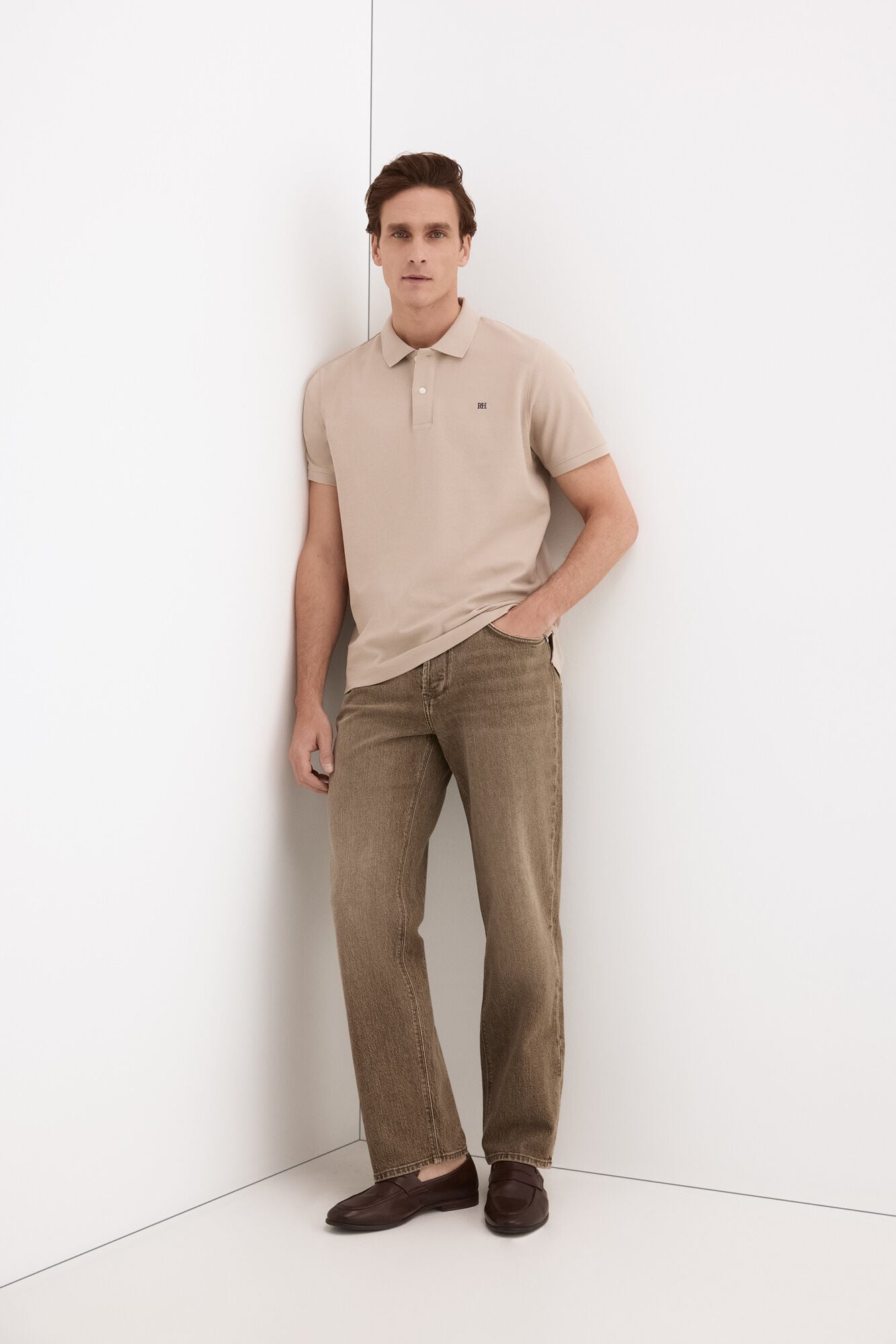 Pedro del Hierro Piqu&eacute; basic polo shirt