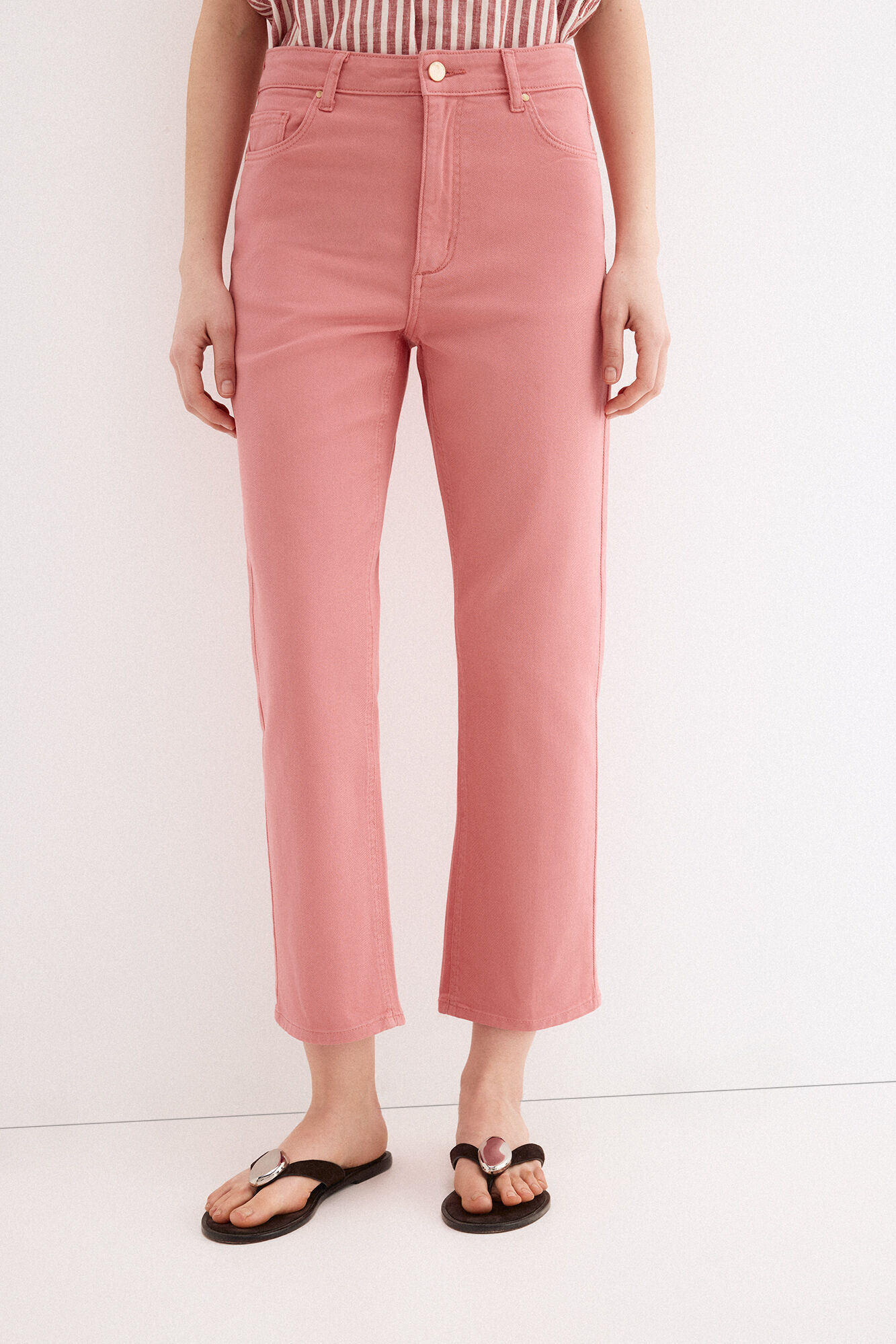 Pedro del Hierro Basic straight capri jeans
