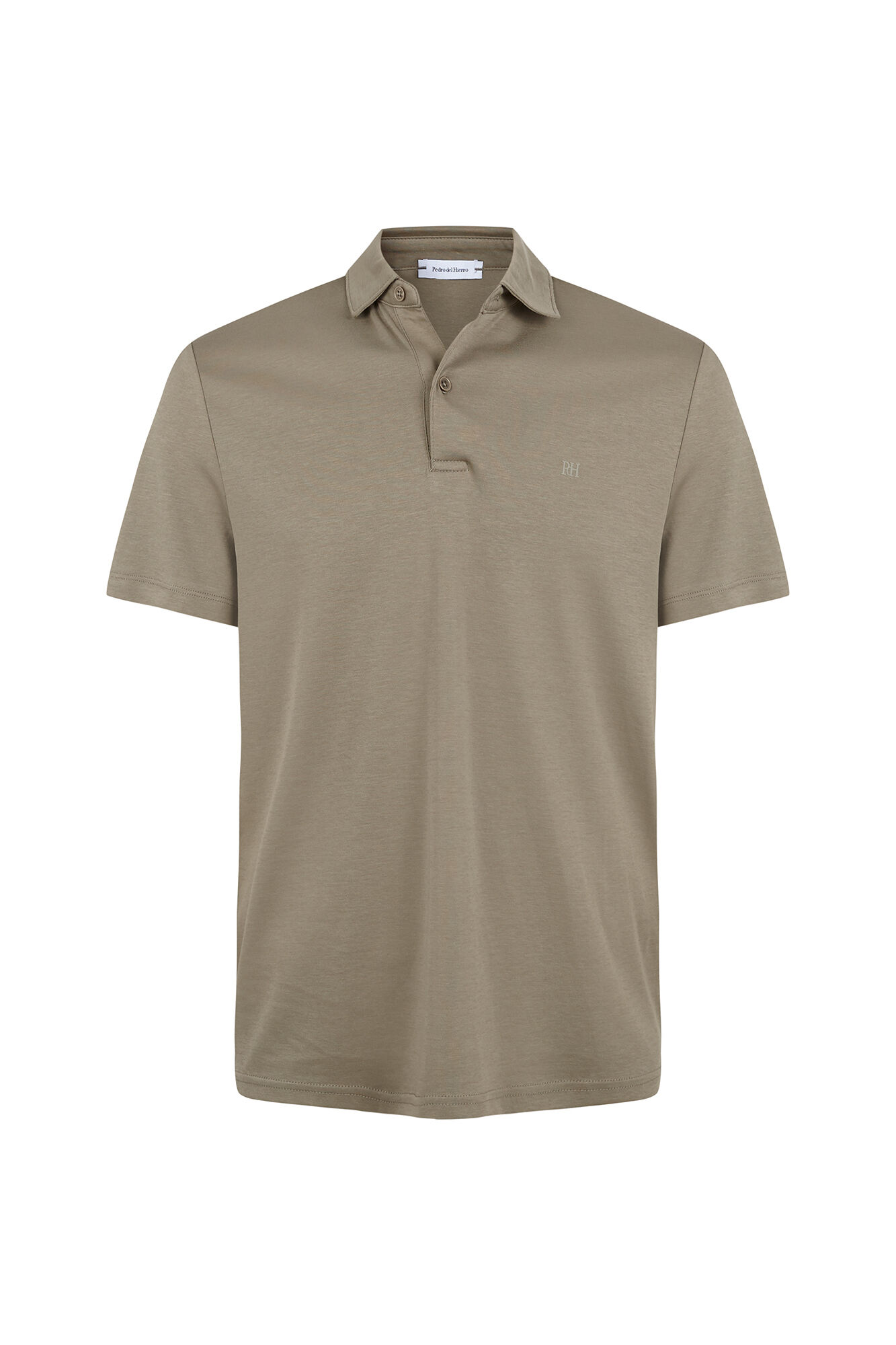 Pedro del Hierro Mercerized polo shirt Green