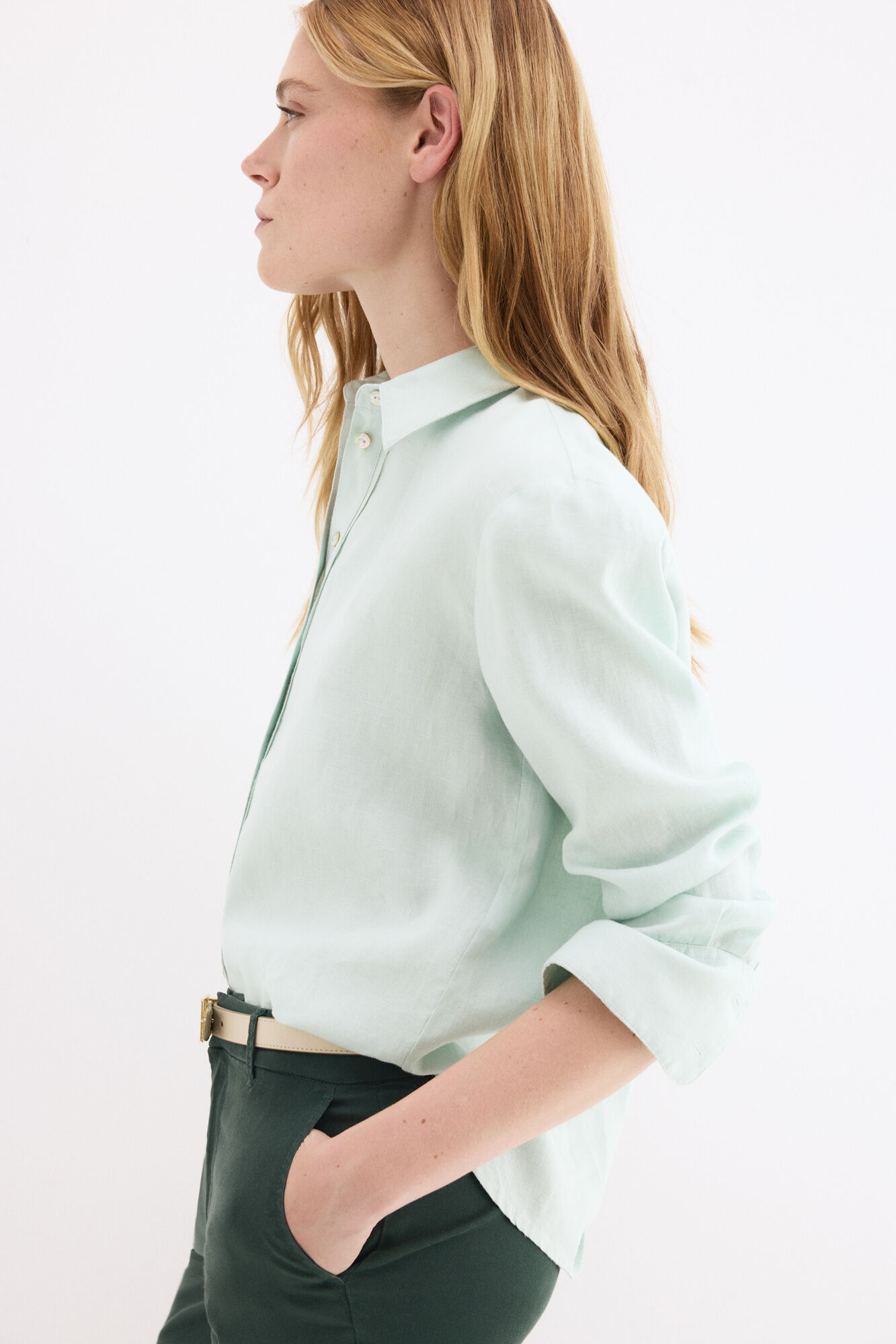 Pedro del Hierro Linen long sleeve shirt