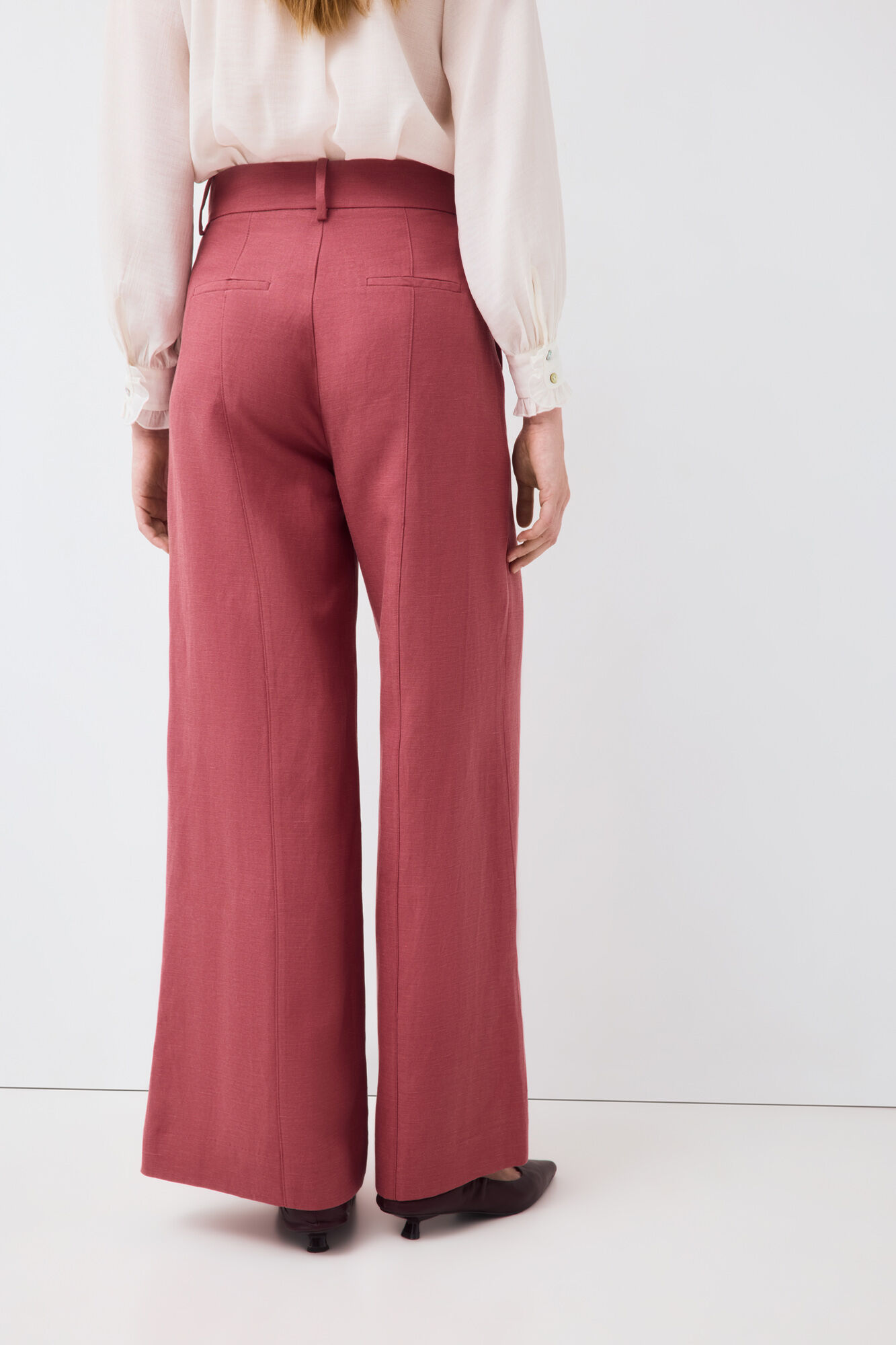 Pedro del Hierro Cal&ccedil;a wide leg Rosa