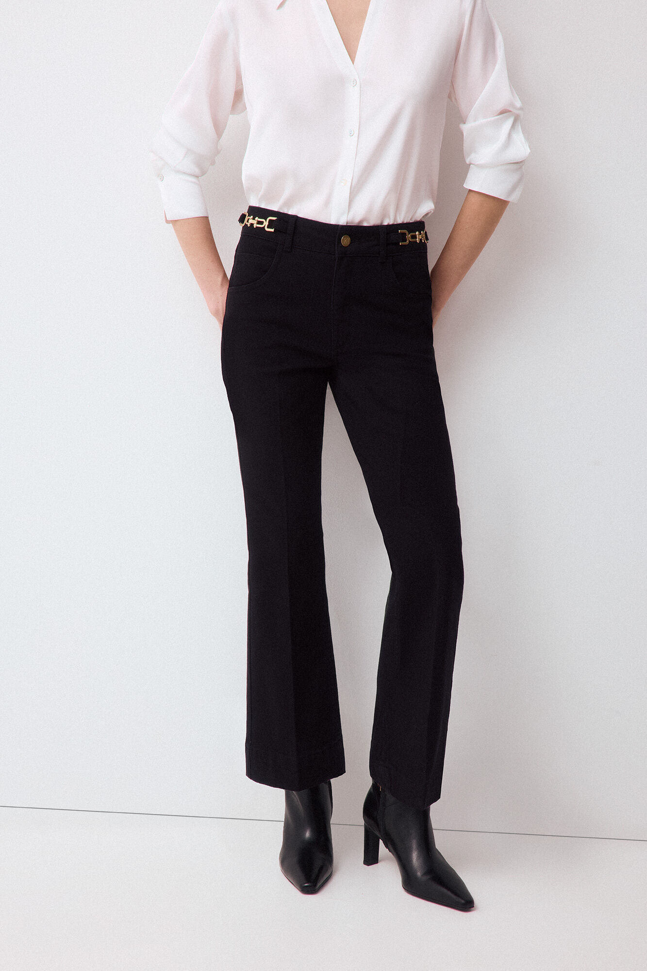 Pedro del Hierro Cropped flare jeans