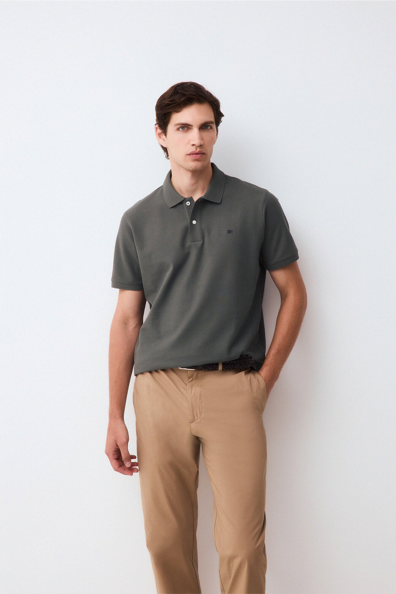 Pedro del Hierro Piqu&eacute; basic polo shirt