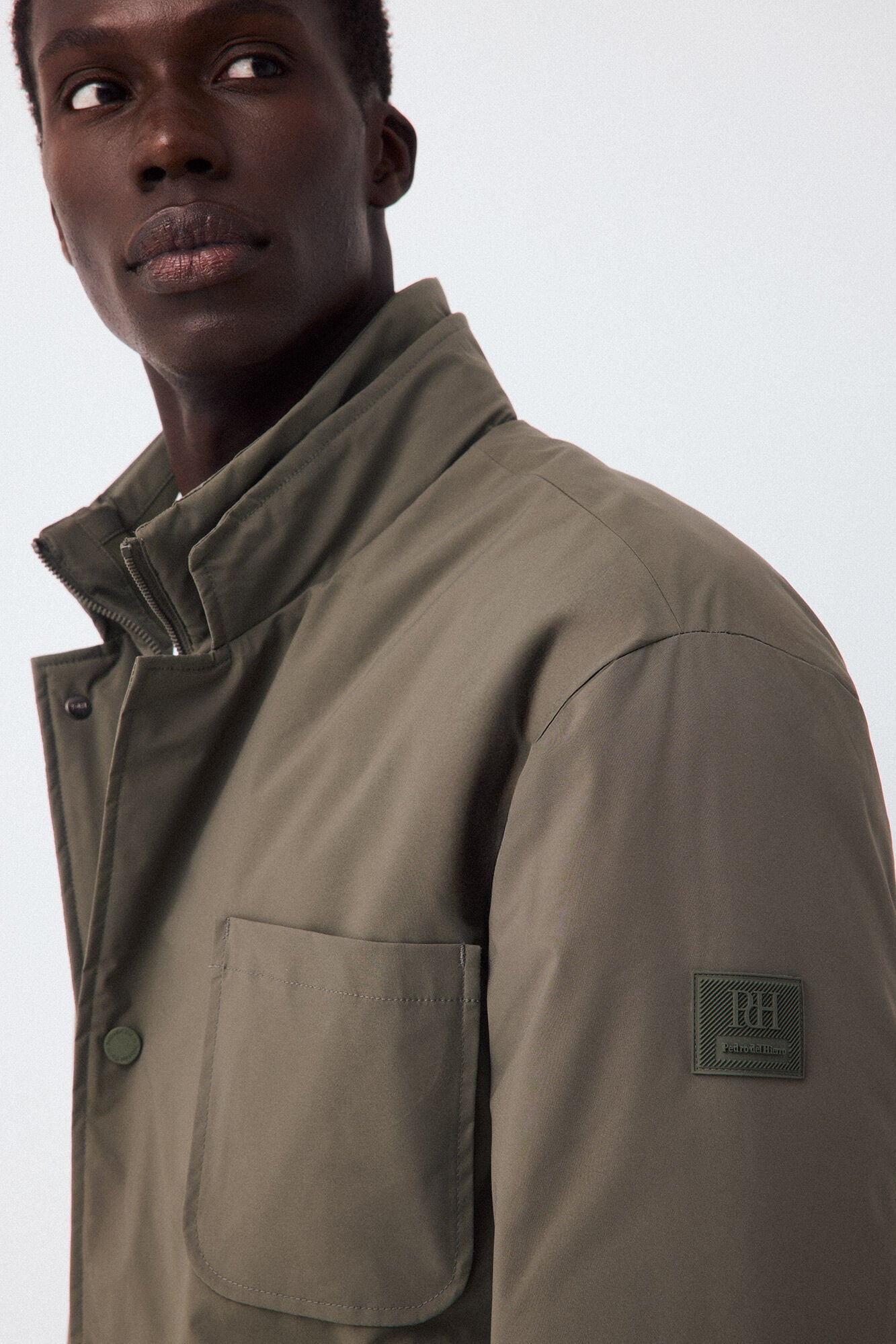 Pedro del Hierro Blus&atilde;o tr&ecirc;s bolsos Verde