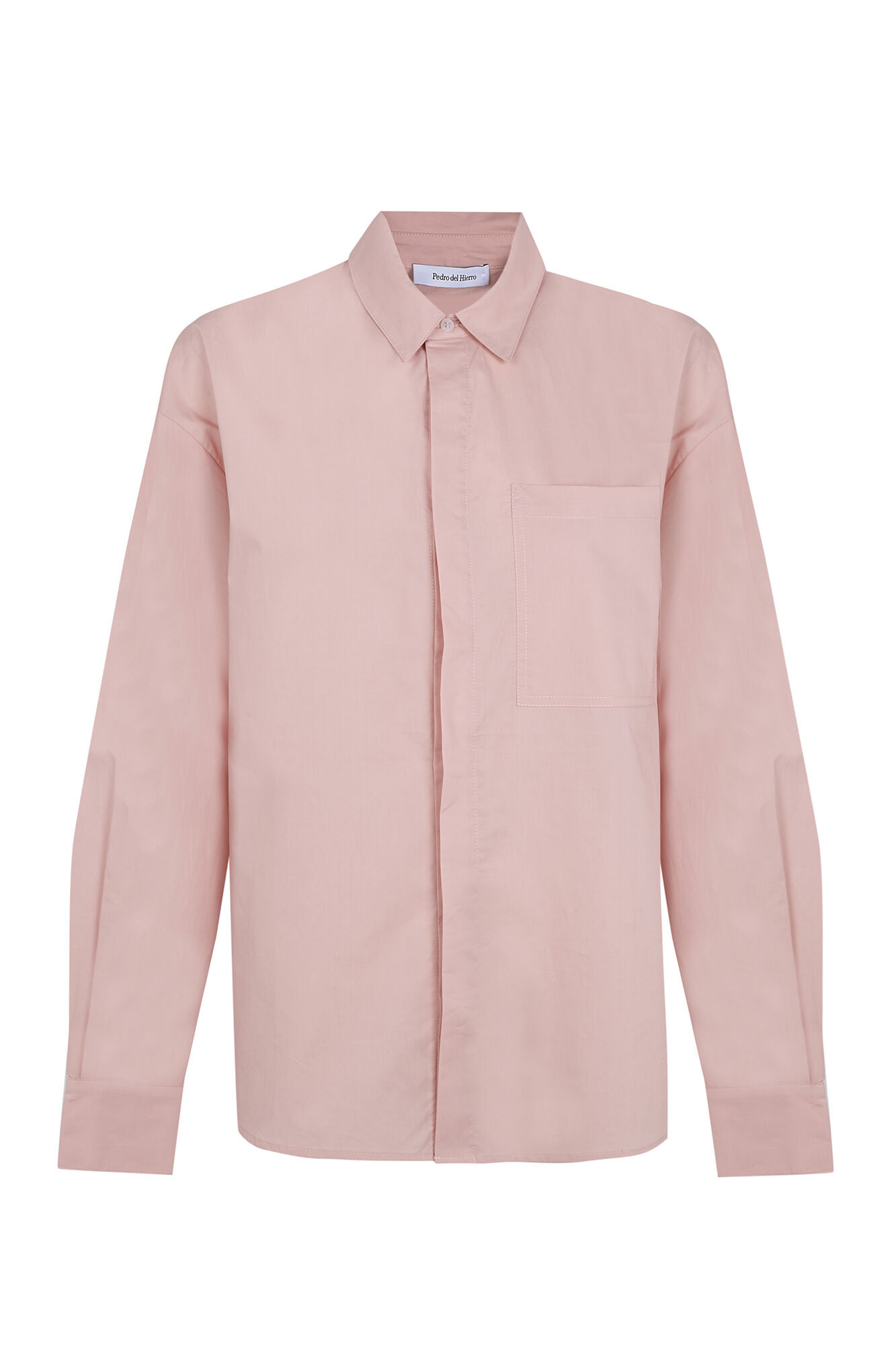 Pedro del Hierro Camisa folgada lisa Rosa