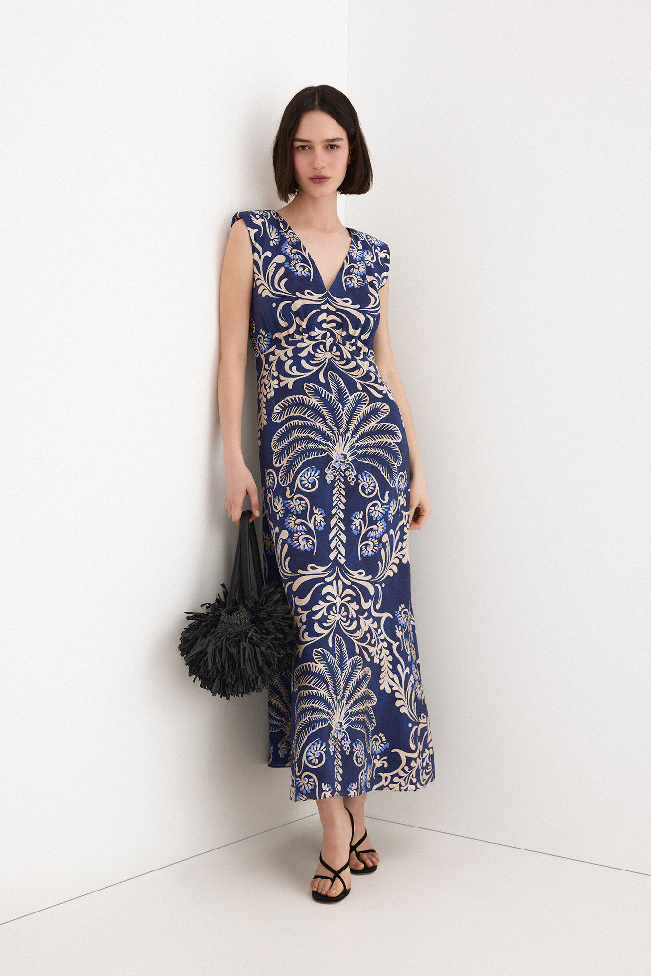 TFP by Tamara Falc&oacute; Long printed dress