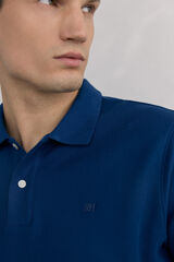 Pedro del Hierro Basic piqu&eacute; polo shirt Blue