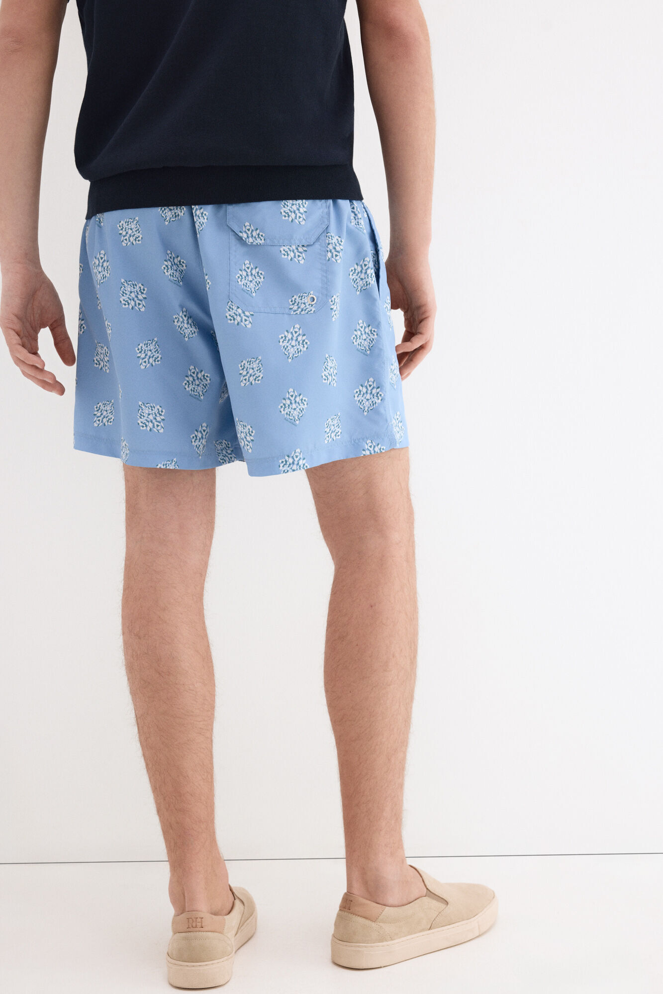 Pedro del Hierro Ethnic print swimwear Blue