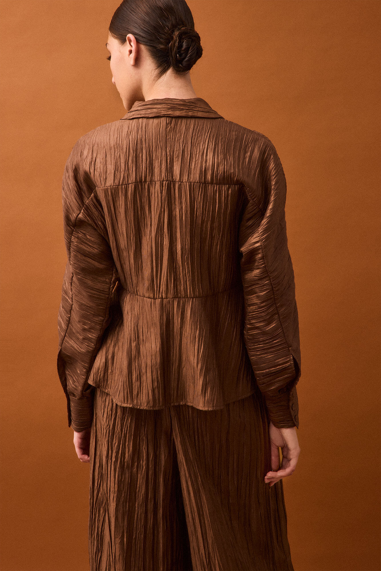 Pedro del Hierro Draped top Brown