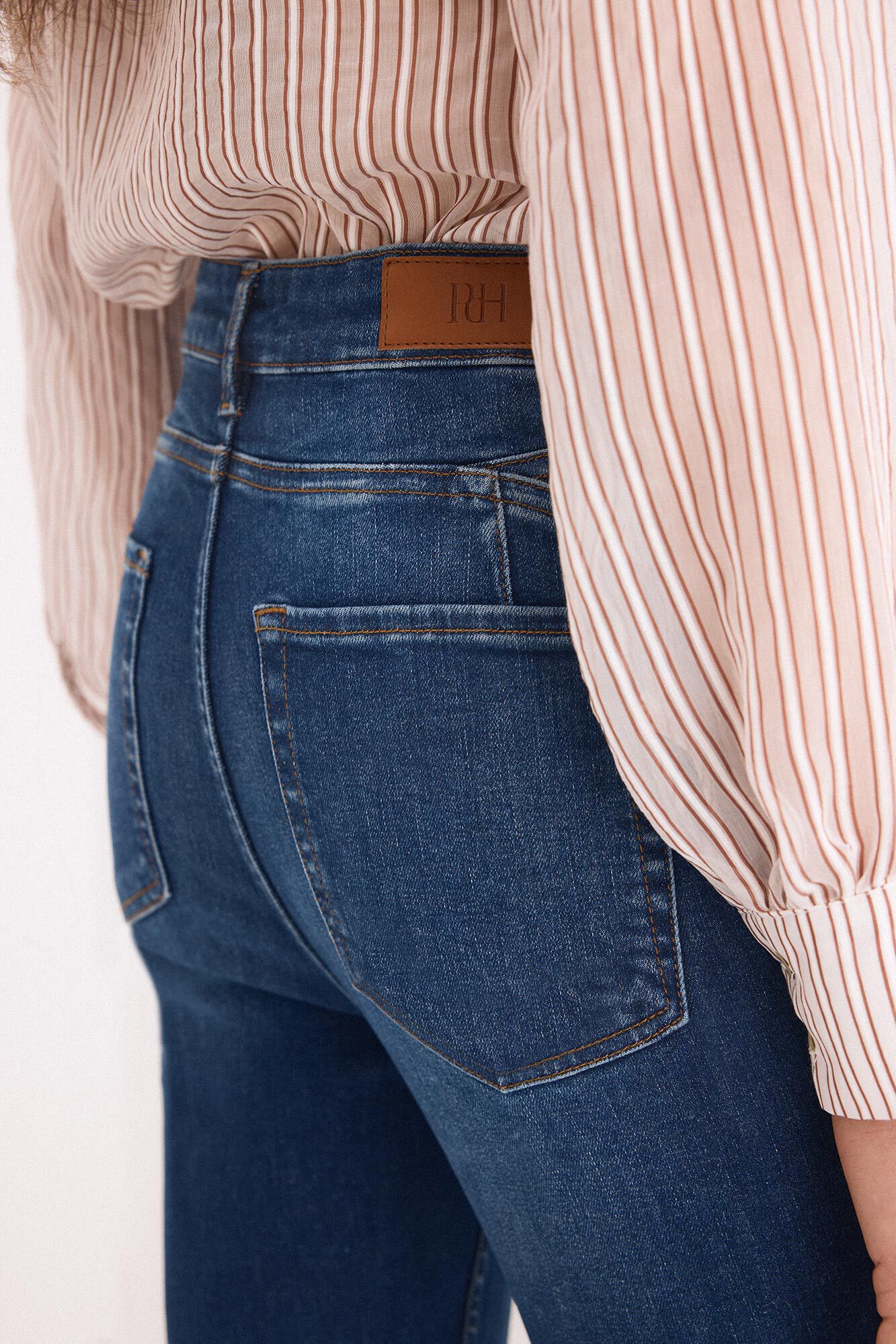 Pedro del Hierro Jeans push up skinny Azul