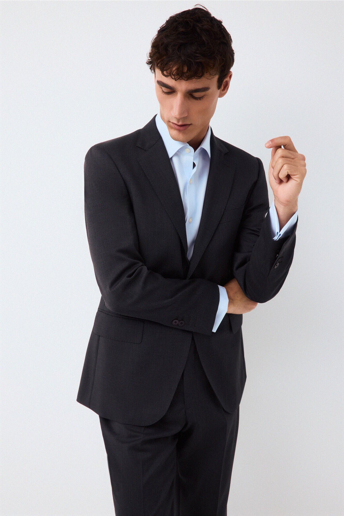 Pedro del Hierro Blazer de fato coordenado tailored b&aacute;sico