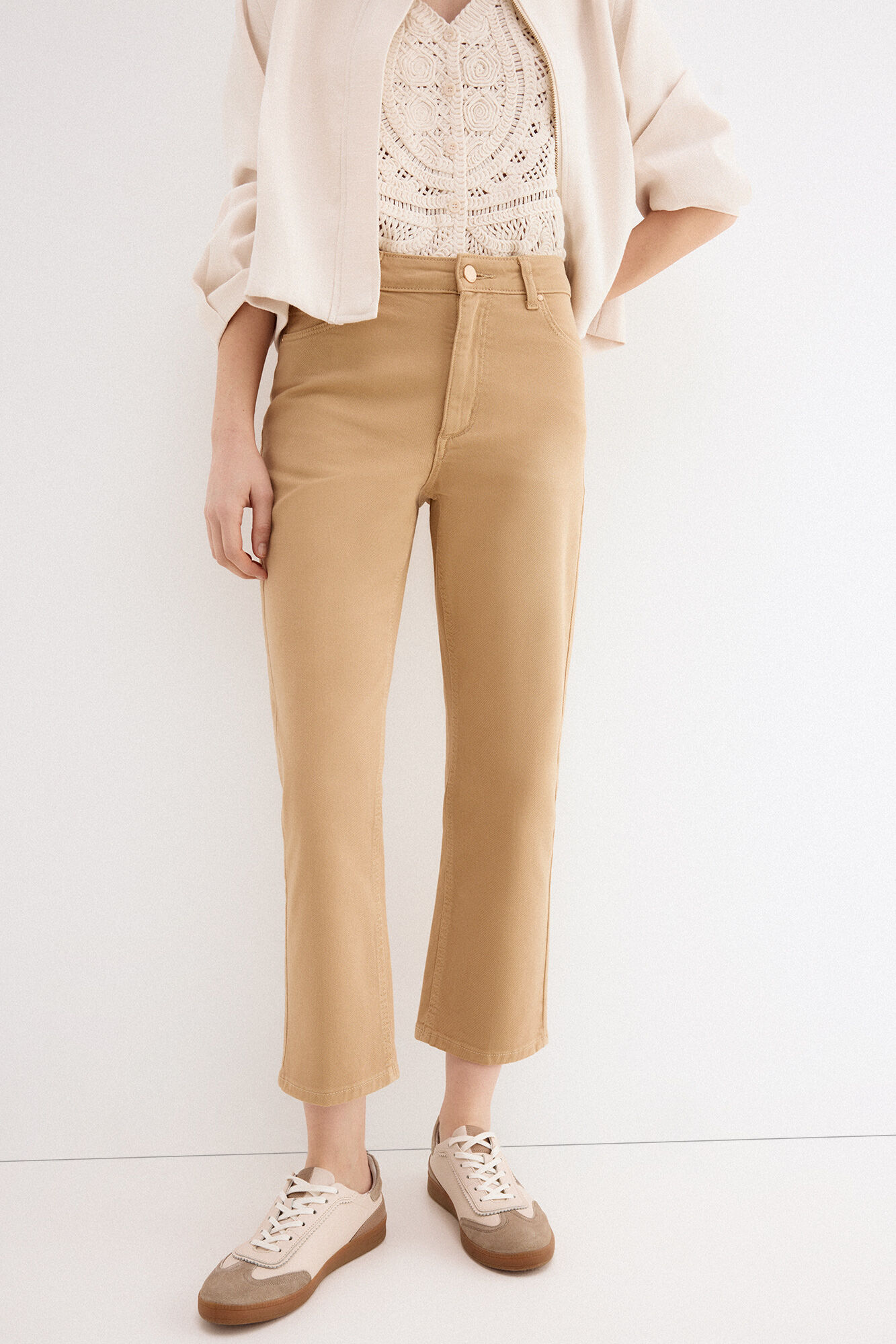 Pedro del Hierro Basic straight capri jeans