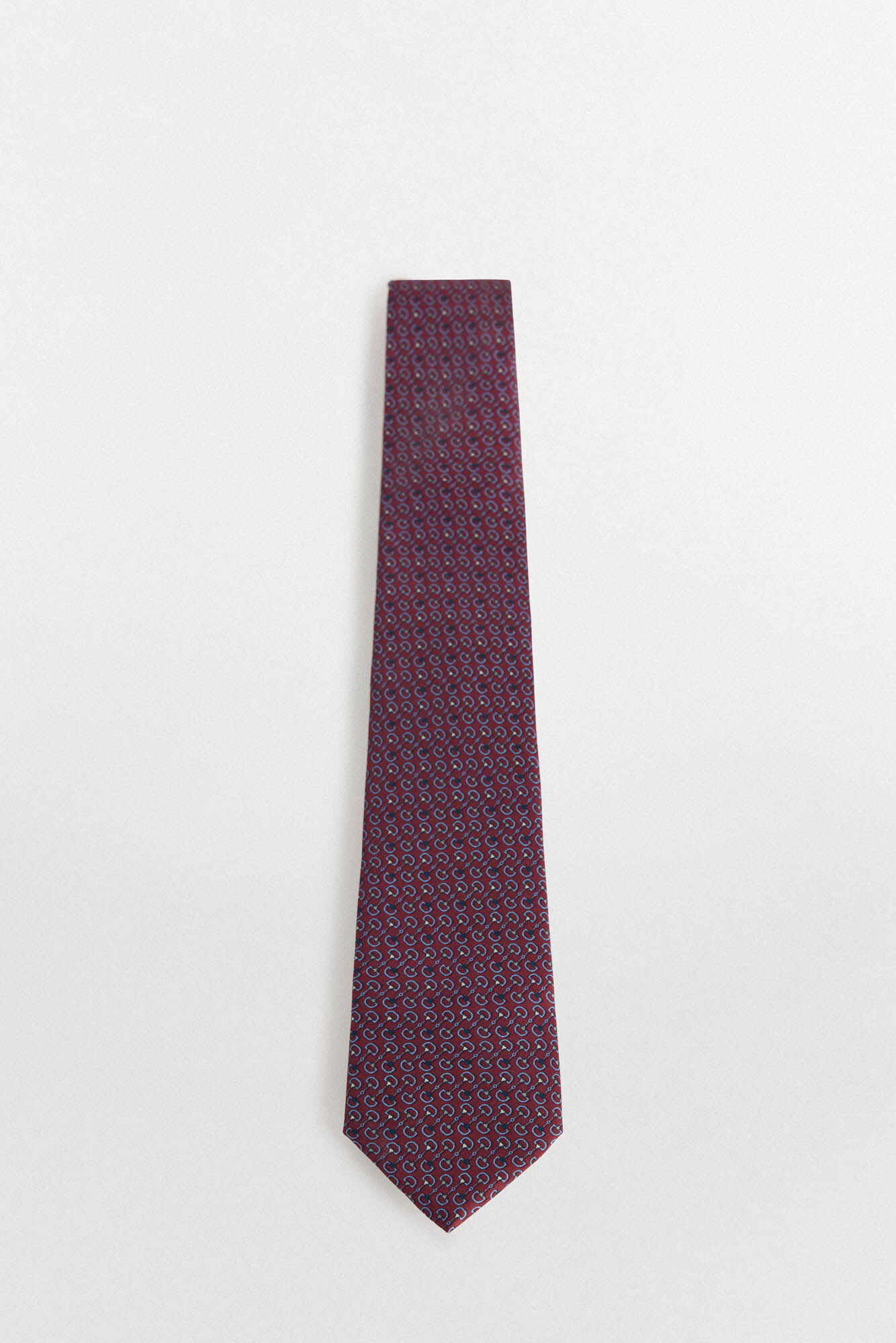 Pedro del Hierro Gravata seda natural Bordeaux