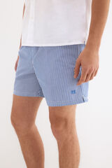 Pedro del Hierro Structured fabric swimwear Blue