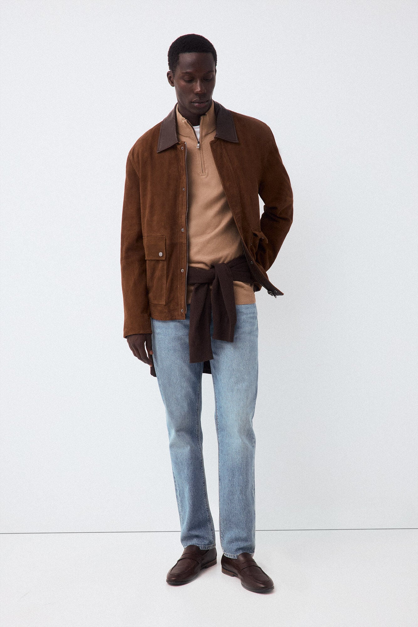 Pedro del Hierro Blus&atilde;o de pele