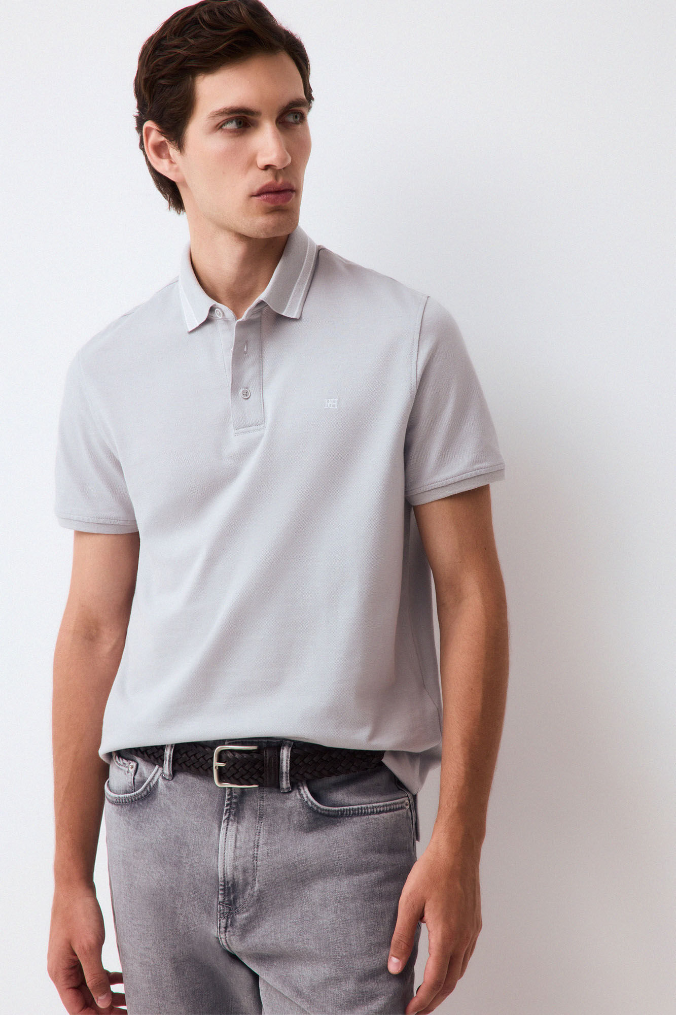 Pedro del Hierro Fancy collared polo shirt