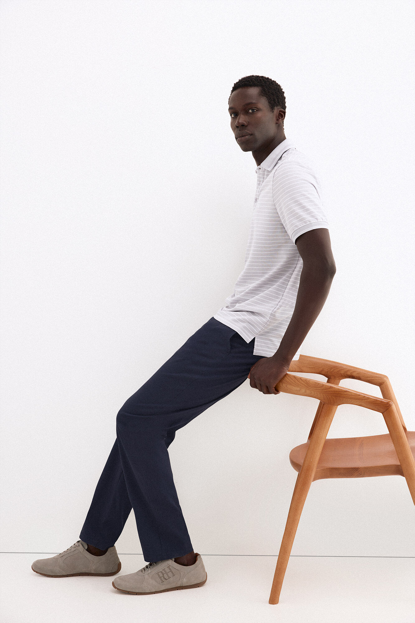 Pedro del Hierro Polo de rayas