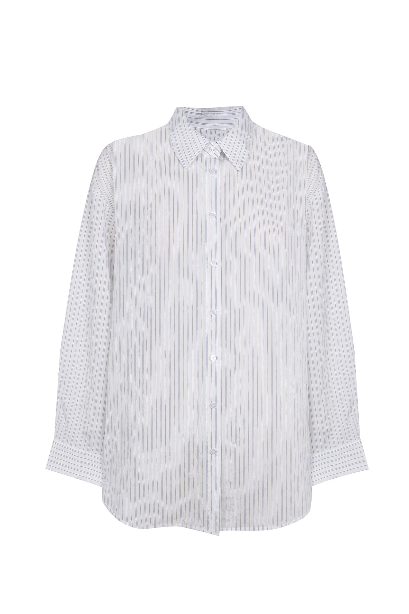 Pedro del Hierro Striped loose shirt White