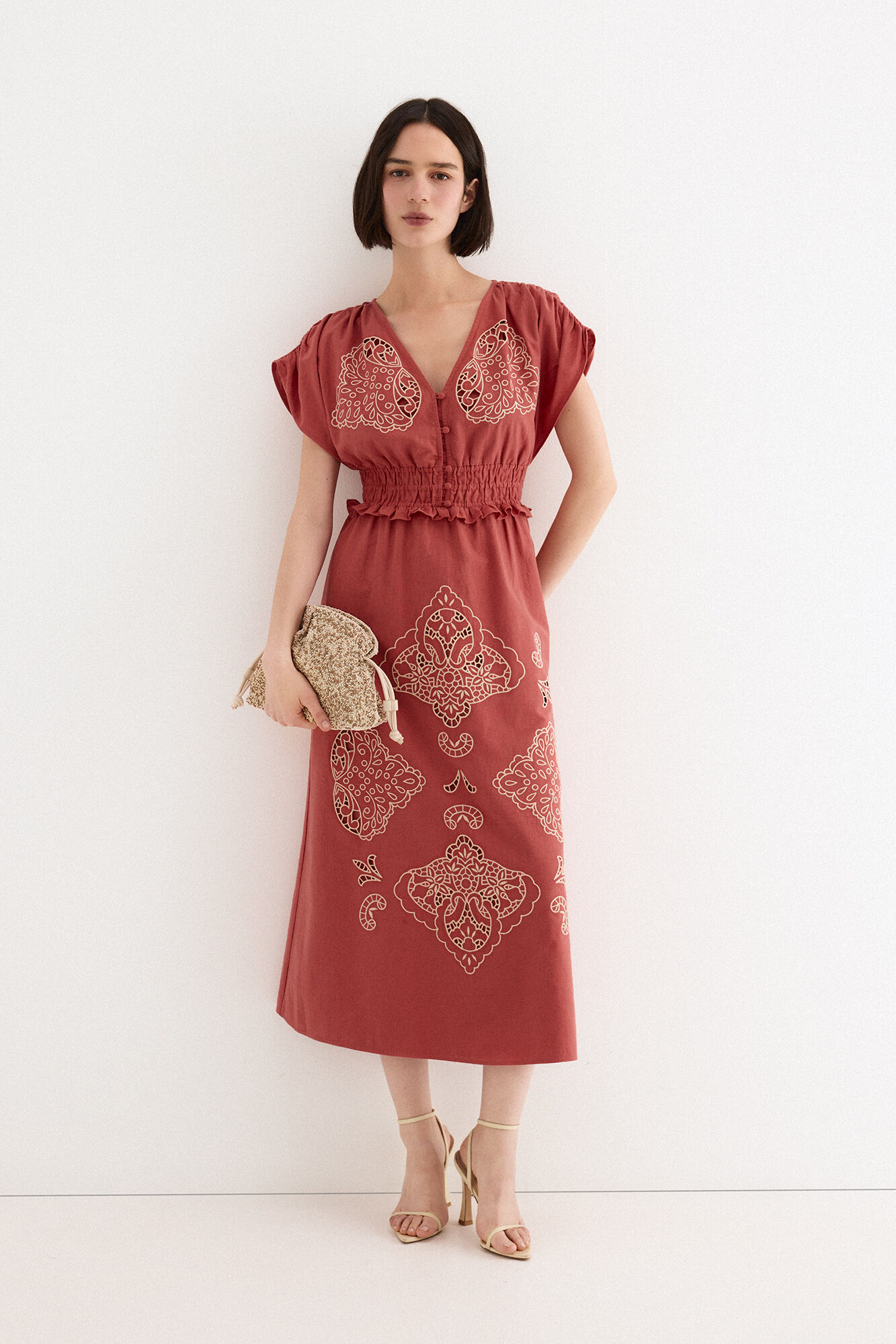TFP by Tamara Falc&oacute; Embroidered dress