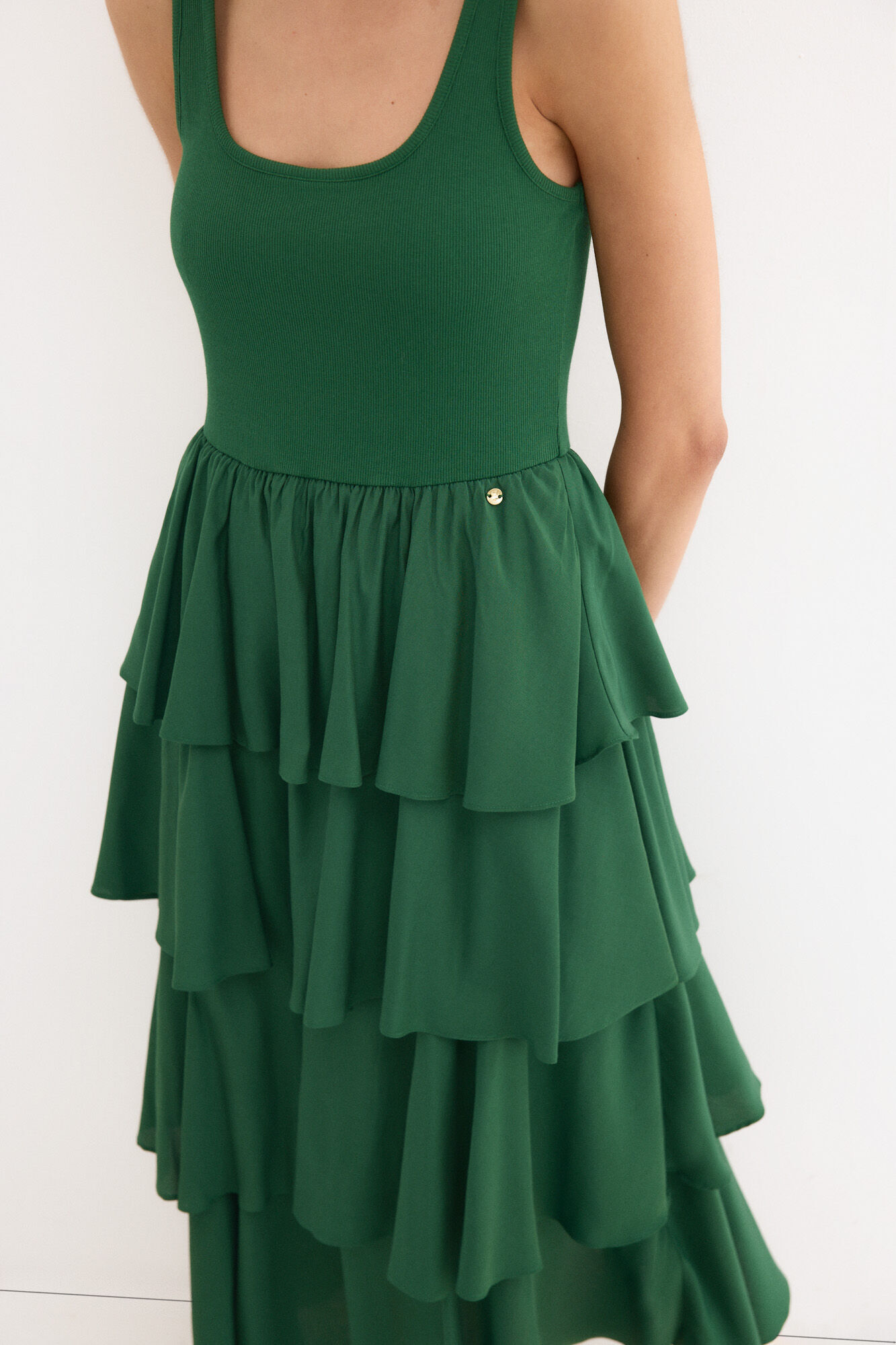 Pedro del Hierro Ballerina dress Green