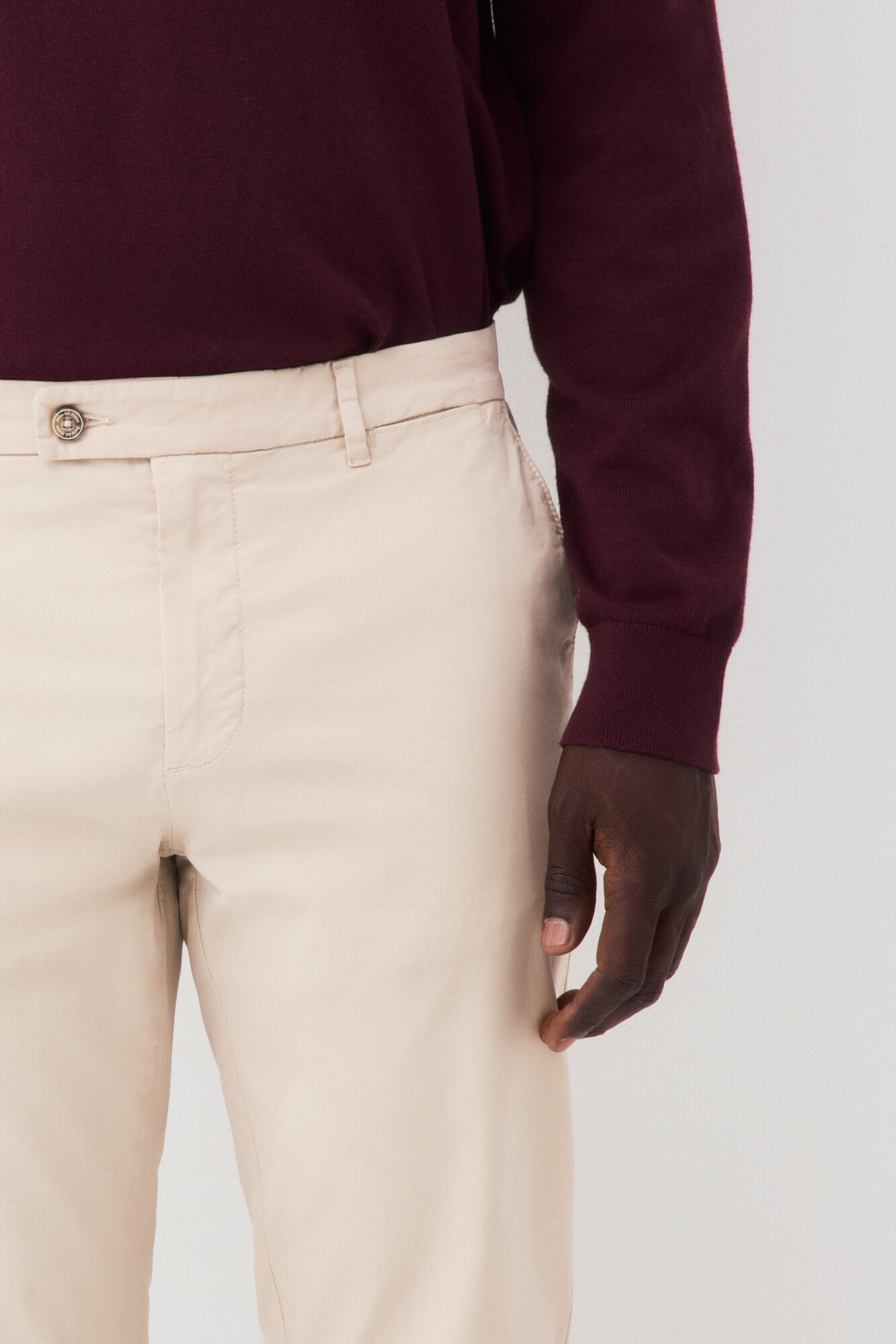 Pedro del Hierro Premium slim chinos Beige