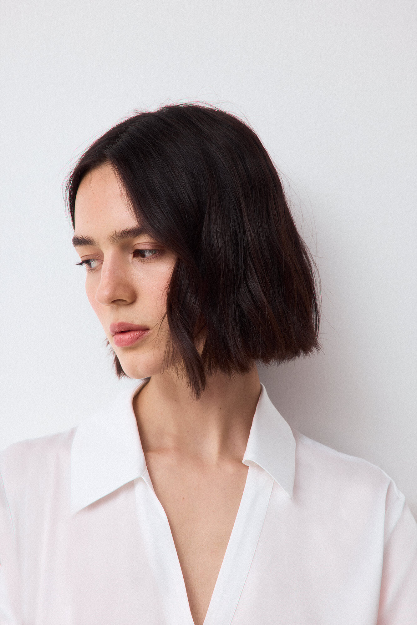 Pedro del Hierro Satin-finish basic shirt