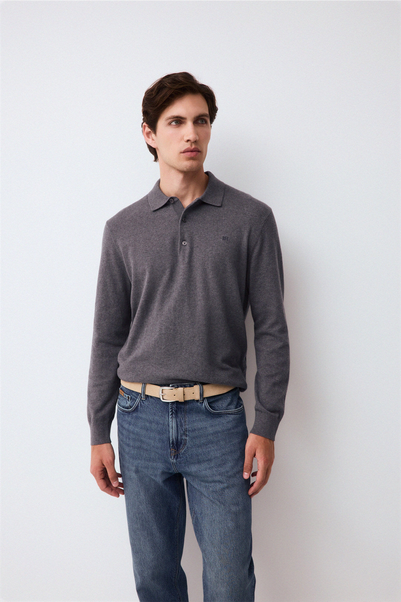 Pedro del Hierro Premium cotton silk cashmere knit jumper
