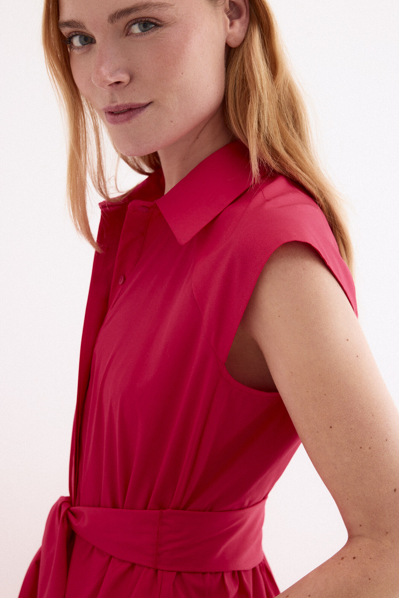 Pedro del Hierro Sleeveless shirt dress Pink