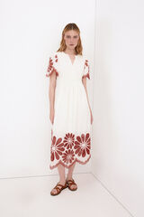 Pedro del Hierro Lace romantic dress Ecru