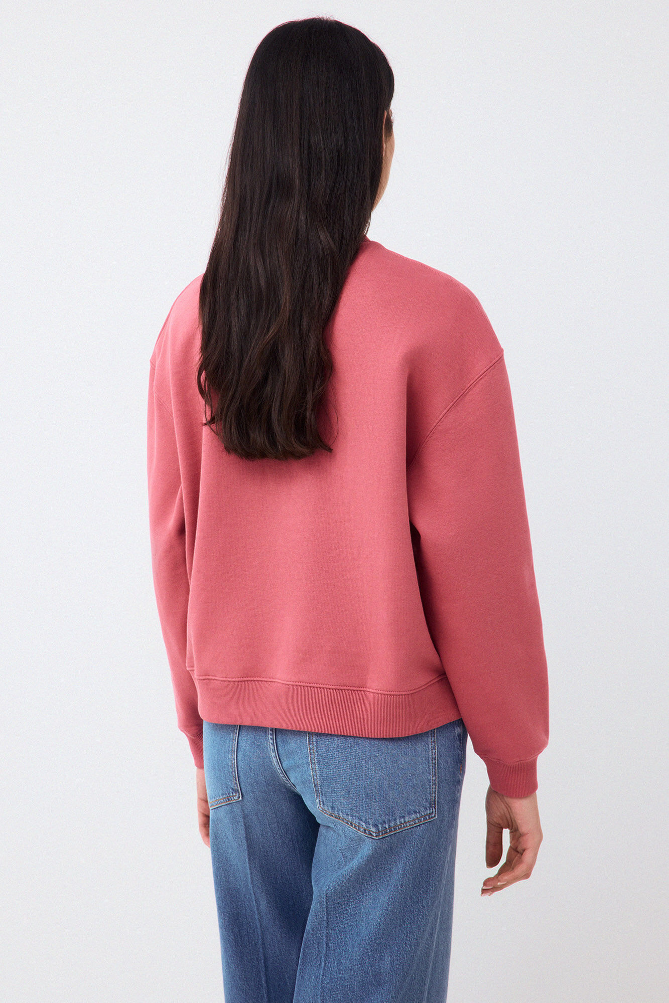 Pedro del Hierro Sweatshirt com logo Rosa