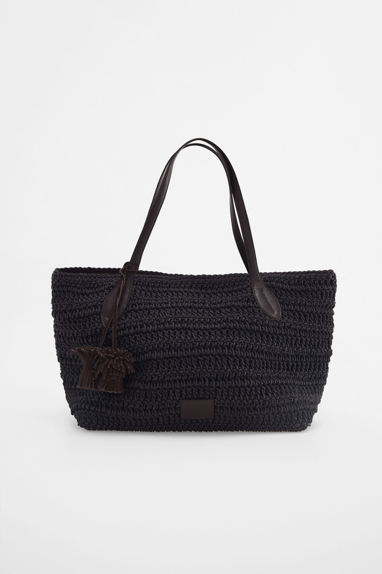 Pedro del Hierro Braided knit shopper bag