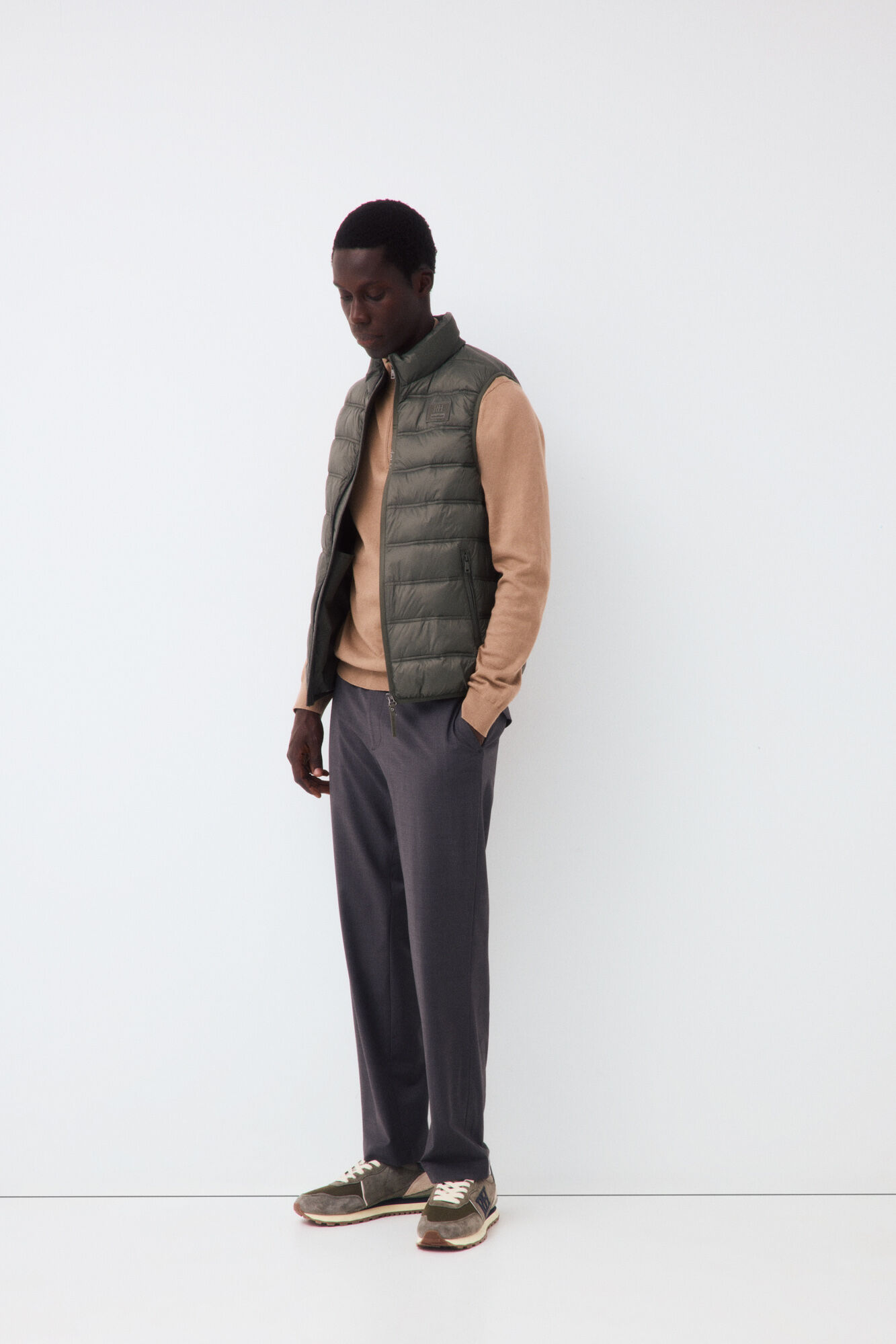 Pedro del Hierro Ultralight puffer gilet Green