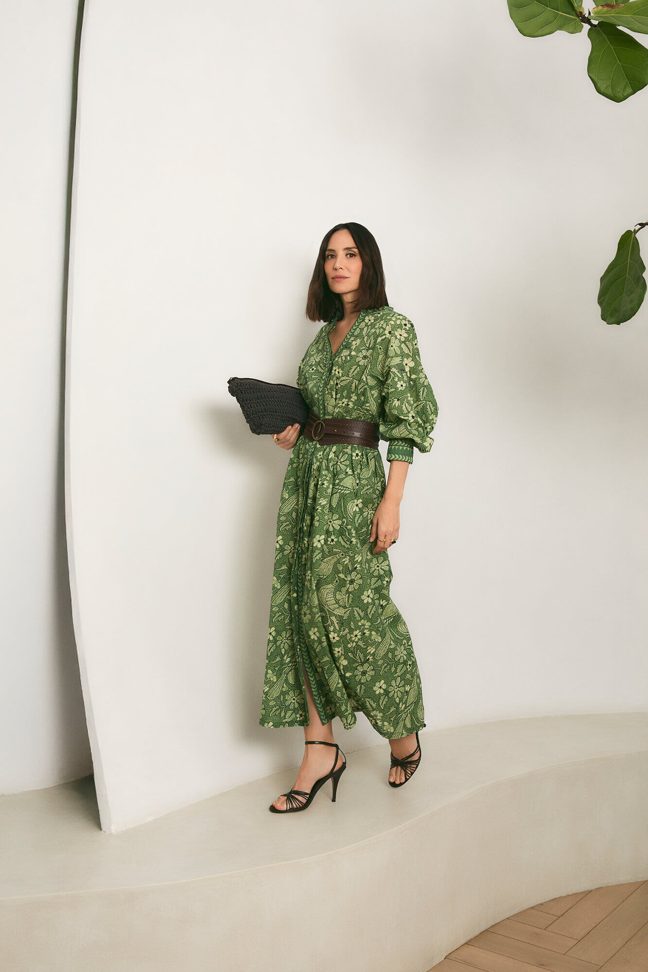 TFP by Tamara Falc&oacute; Printed shirt dress