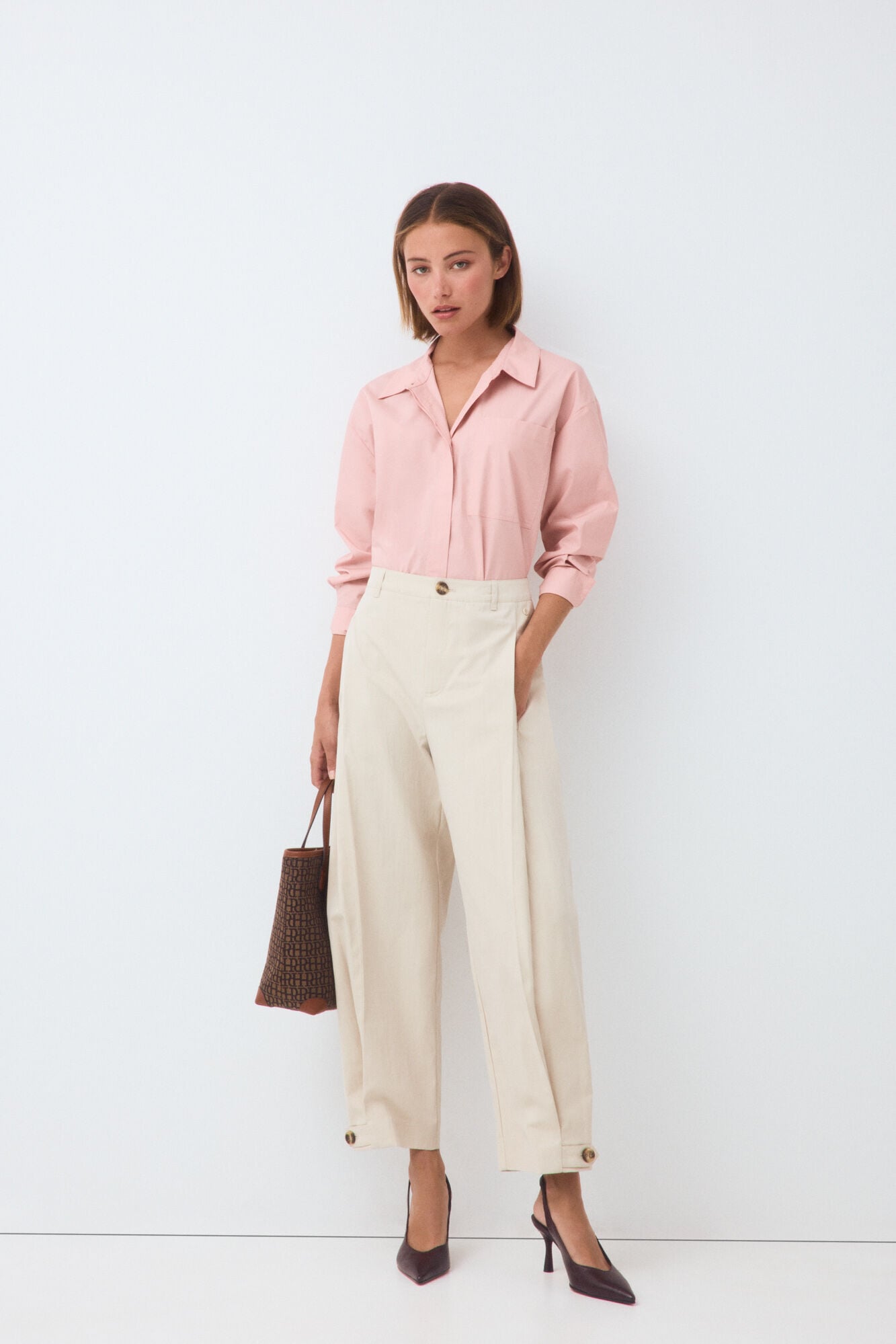 Pedro del Hierro Camisa folgada lisa