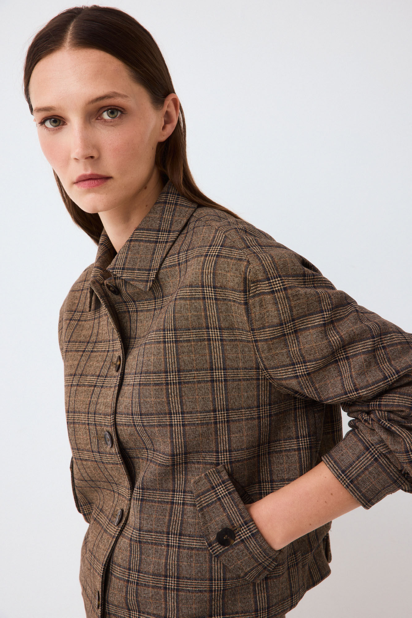 Pedro del Hierro Bomber em padr&atilde;o xadrez Harris