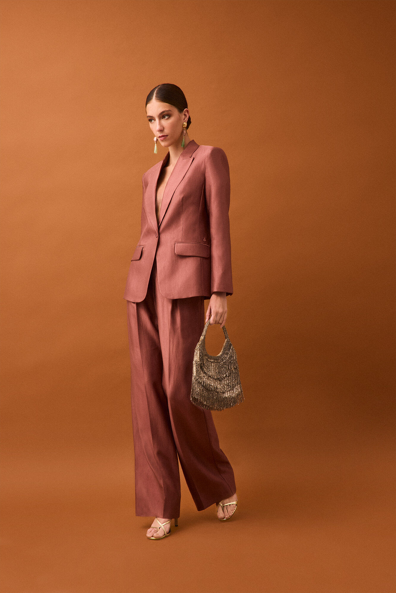 Pedro del Hierro Metallic trousers