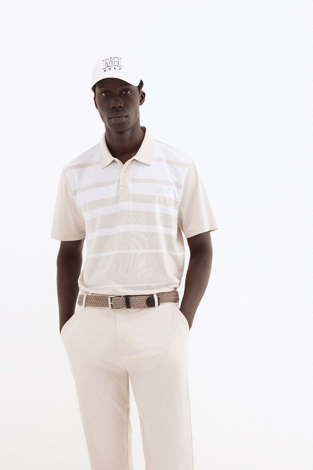 Pedro del Hierro Polo rayas golf