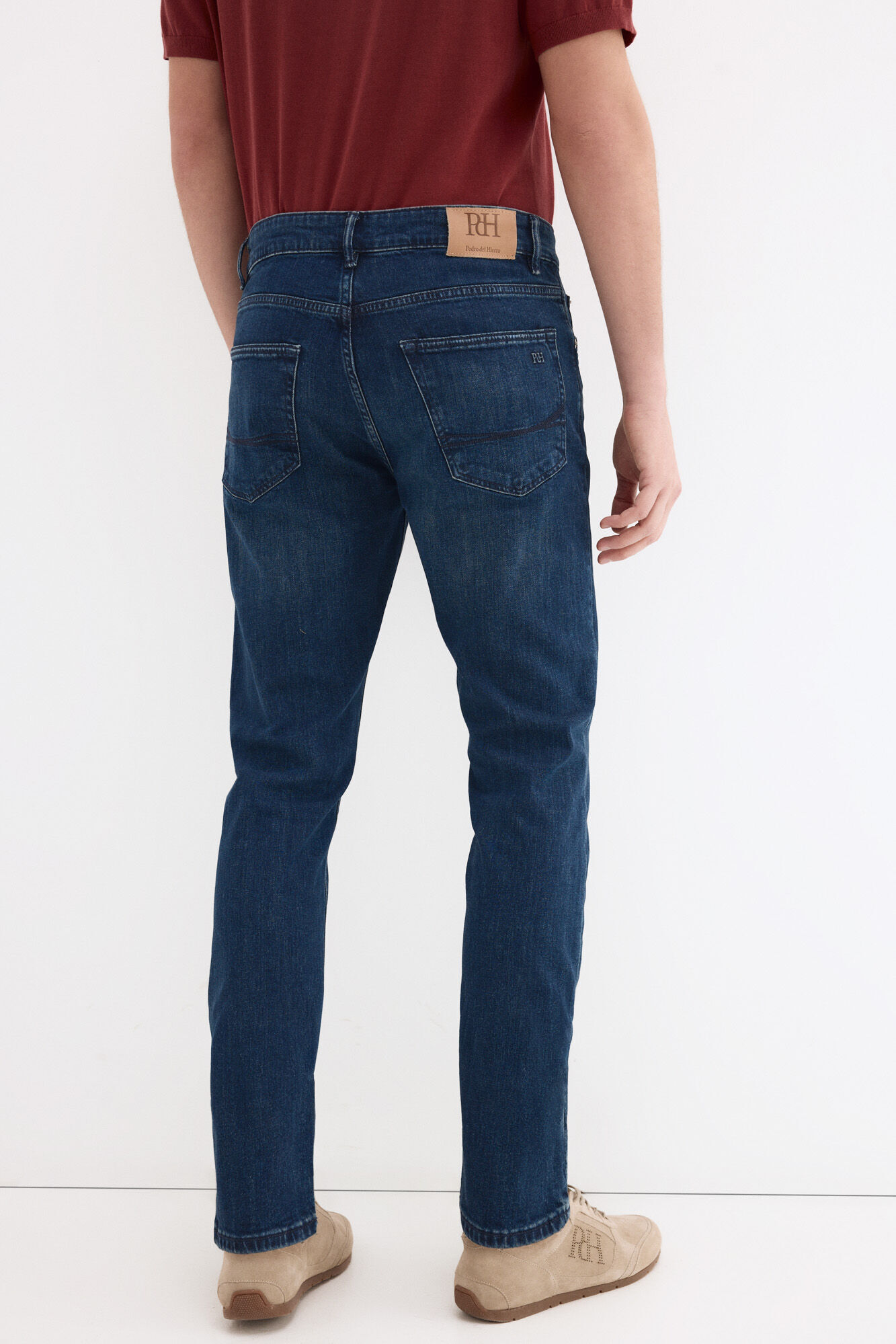 Pedro del Hierro Premium flex lightweight slim fit jeans Blue