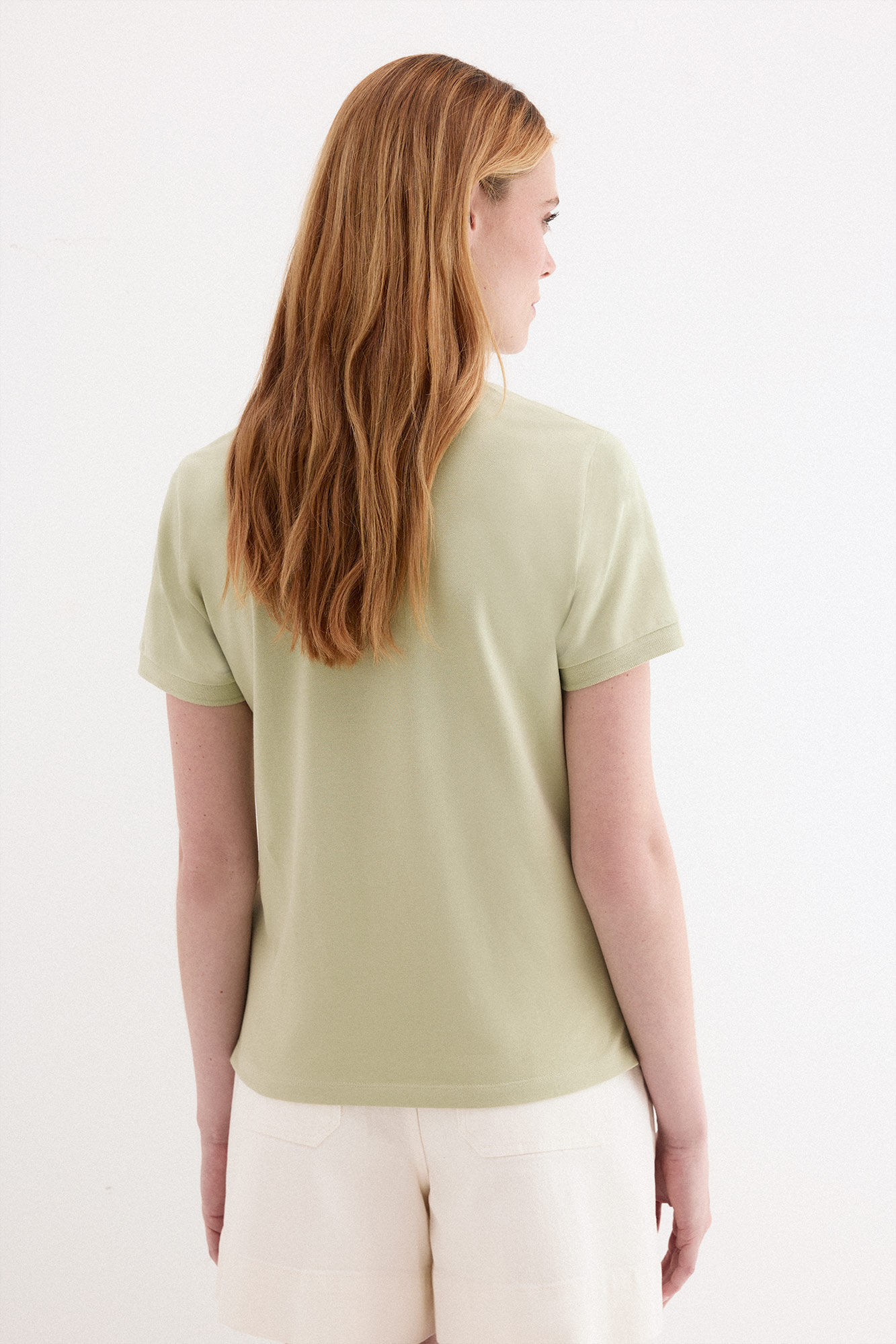 Pedro del Hierro Short sleeve polo shirt Green